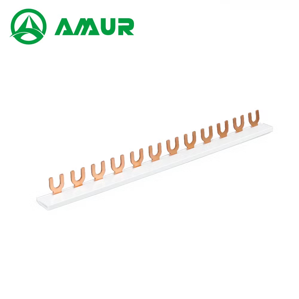 Amur U Pin Plug-in Type Copper 1p Distribution Busbar