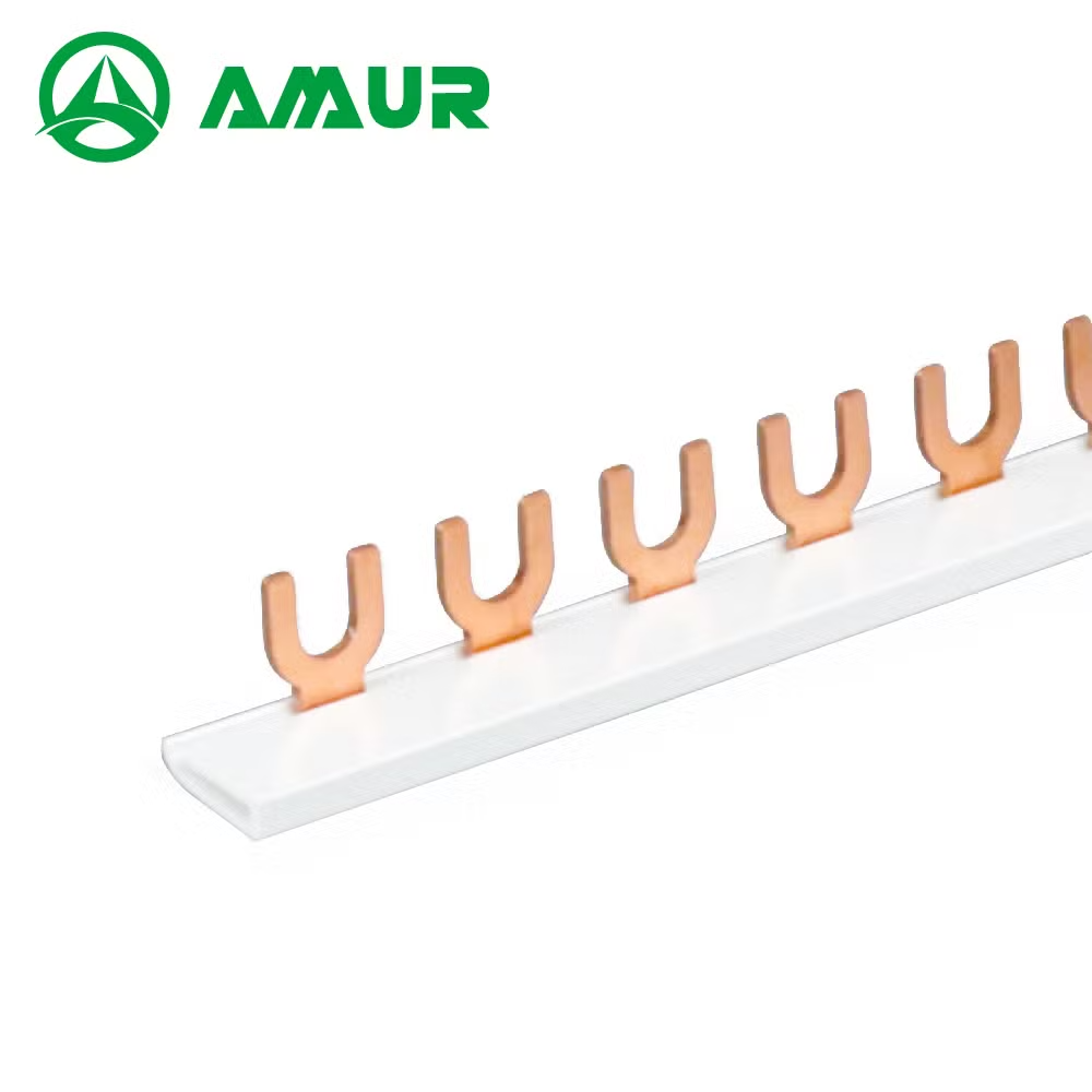 Amur U Pin Plug-in Type Copper 1p Distribution Busbar