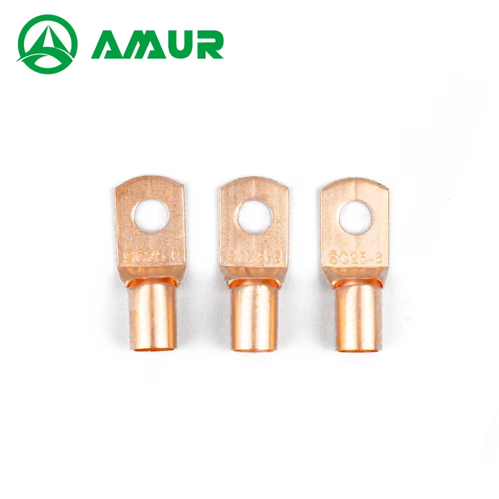 Amur High Quality Copper Cable Lugs Type Connectors Terminals