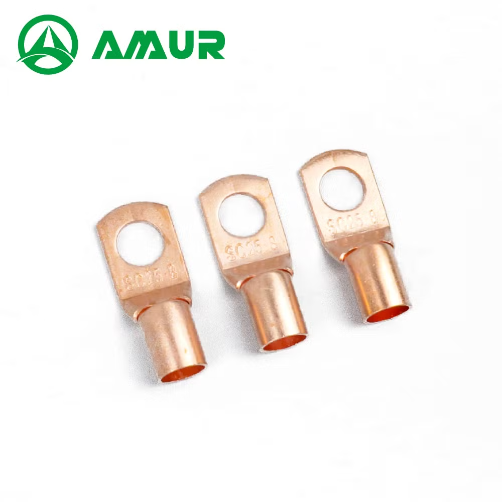 Amur High Quality Copper Cable Lugs Type Connectors Terminals