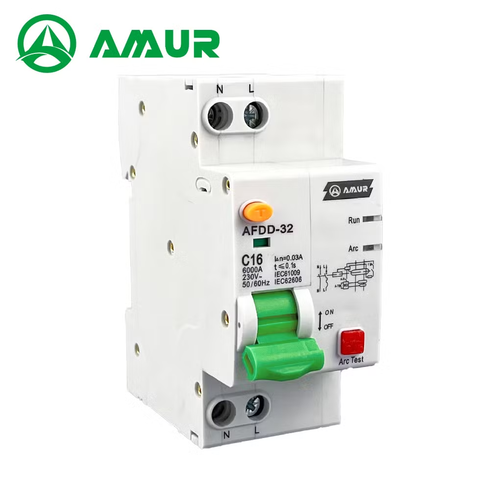 Amur High Quality Afdd-32 1p+N 16A 6ka Afdd with RCBO Combined