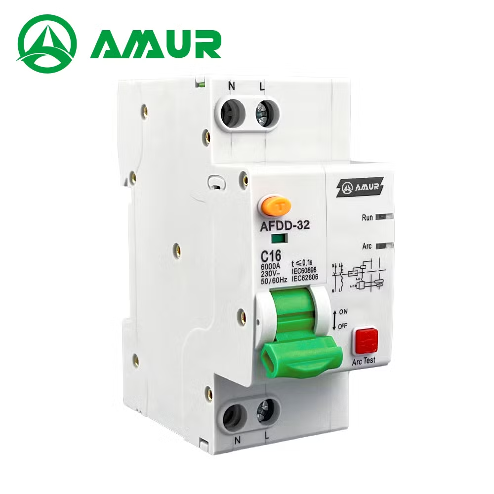 Amur High Quality Afdd-63 1p+N 16A 6ka Afdd with MCB Combined