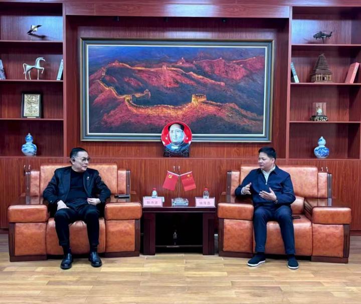 东盟中小企业经济贸易发展委员会主席陈杰克勋爵莅临金山高科集团东盟总部