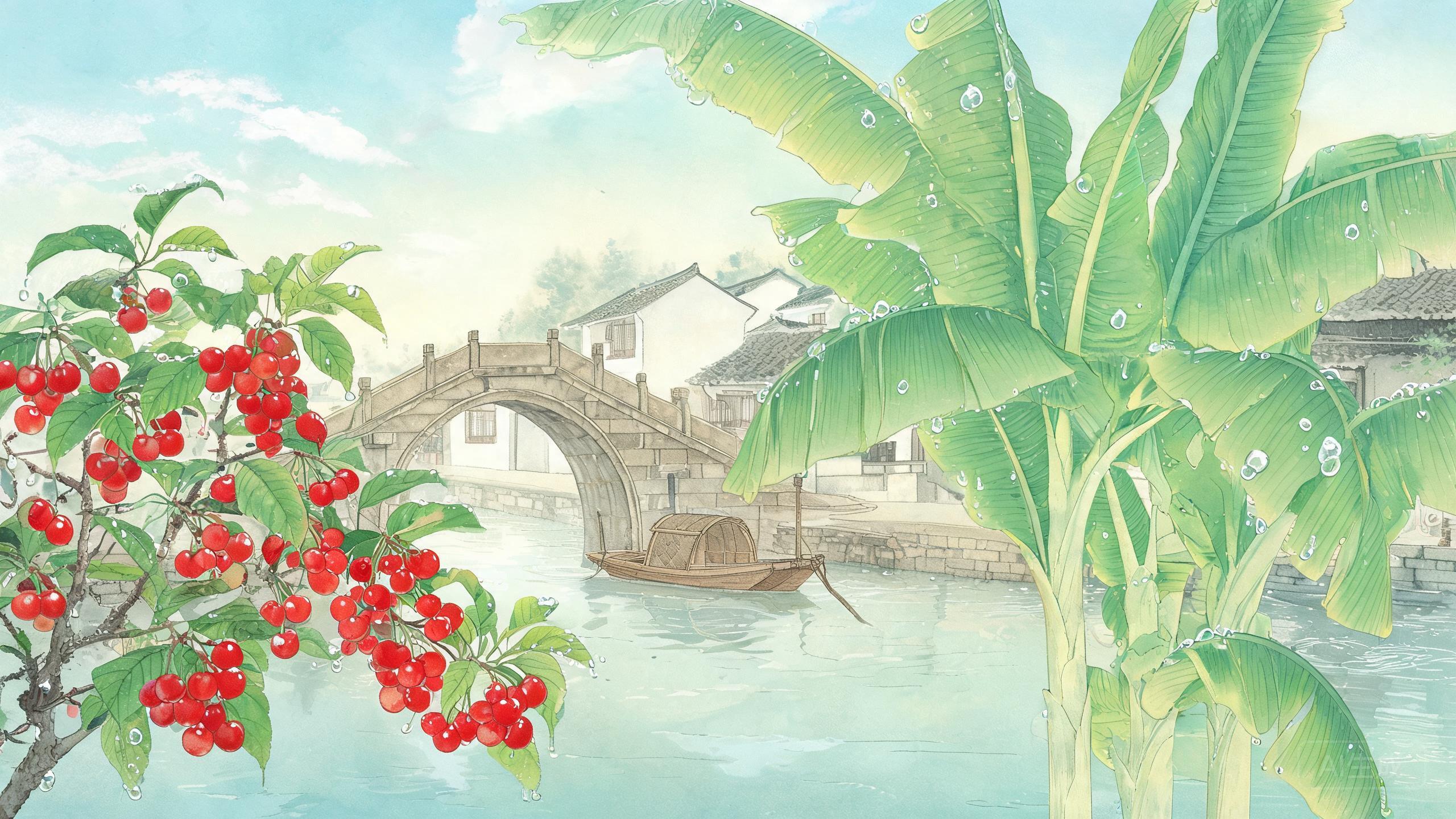 流光容易把人抛，红了樱桃，绿了芭蕉——《一剪梅·舟过吴江》词意