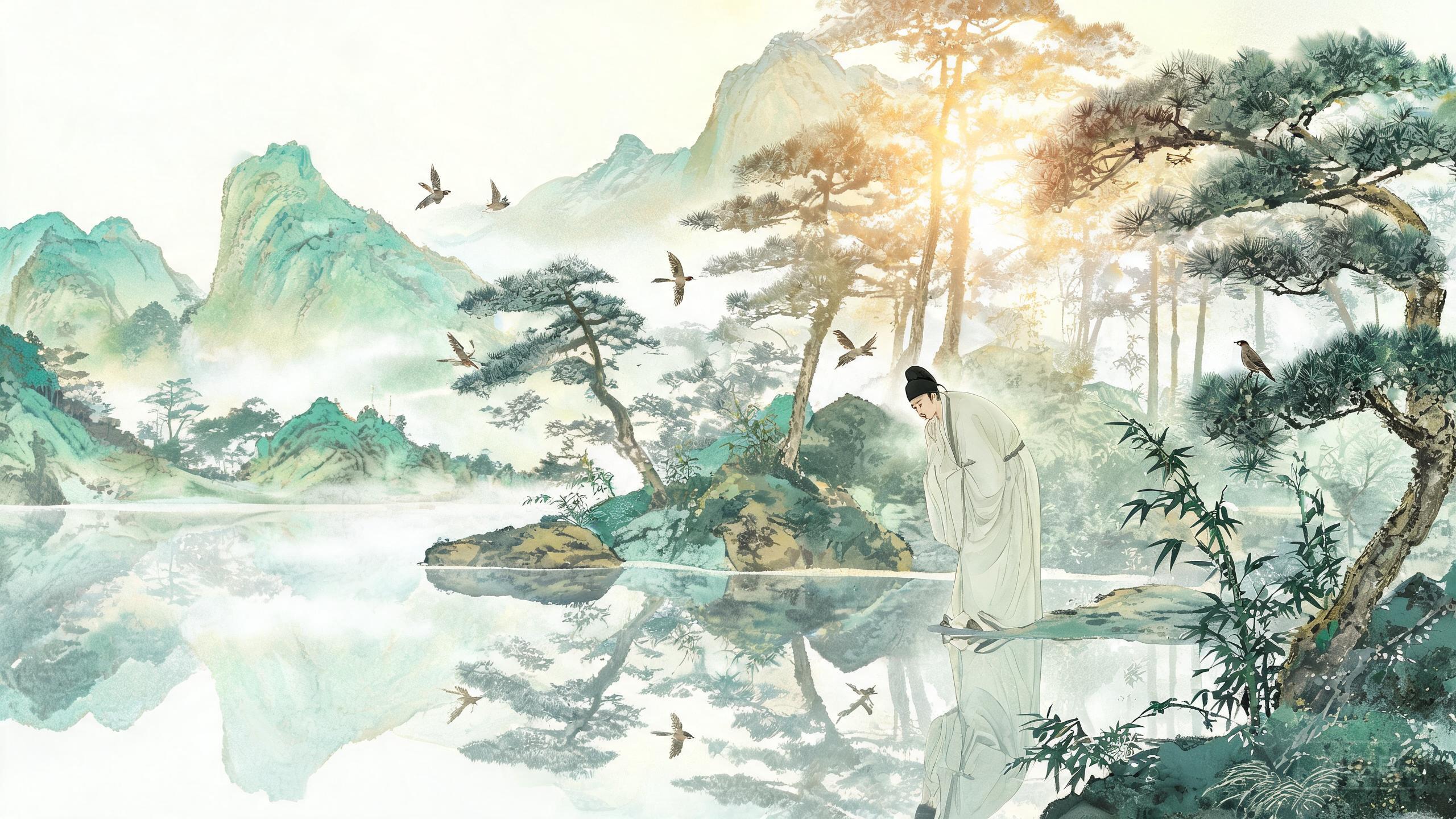 山光悦鸟性，潭影空人心——盛唐山水诗的空灵禅境