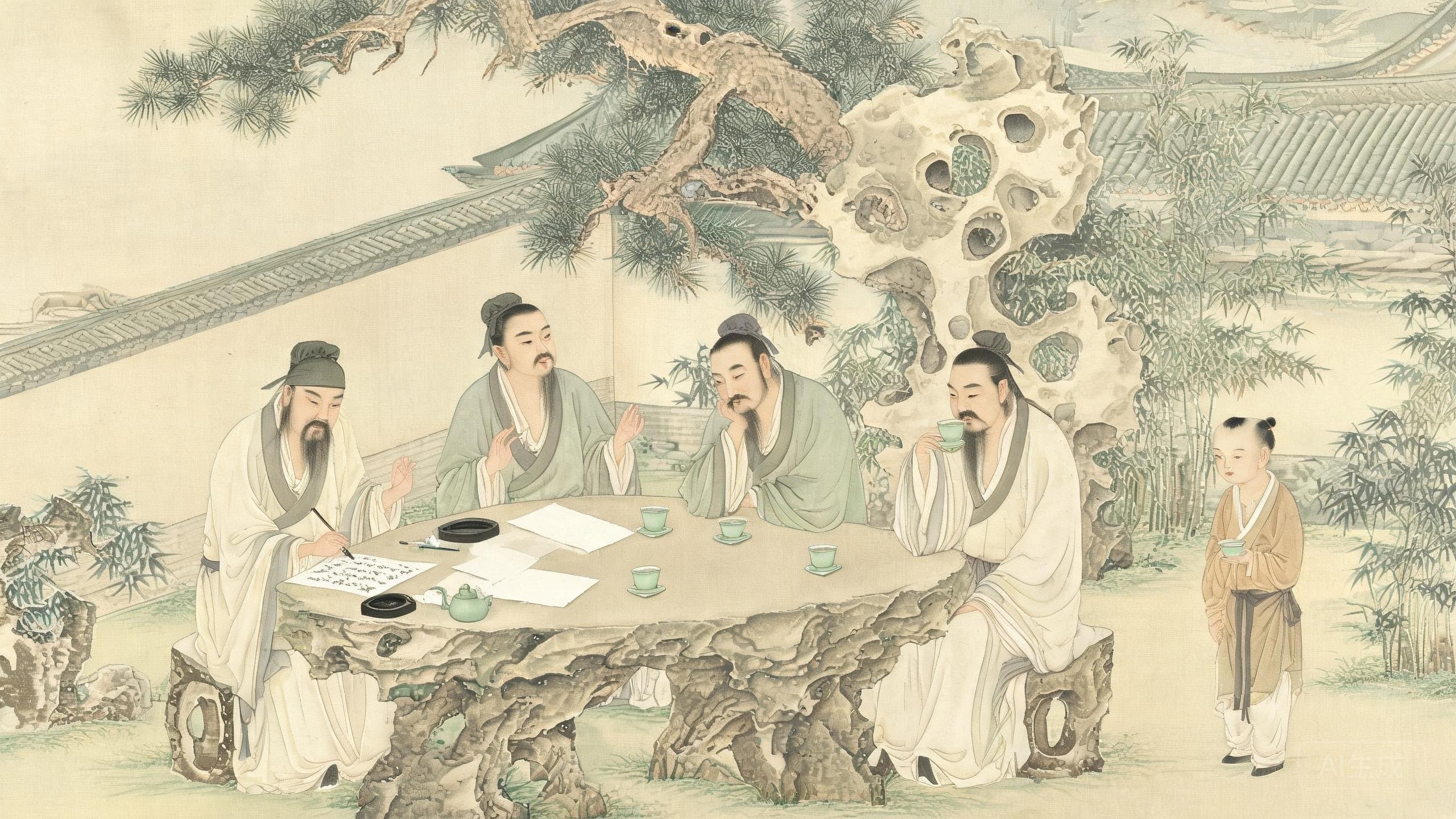 苏门四学士雅集——晁补之与黄庭坚、秦观、张耒的翰墨风流
