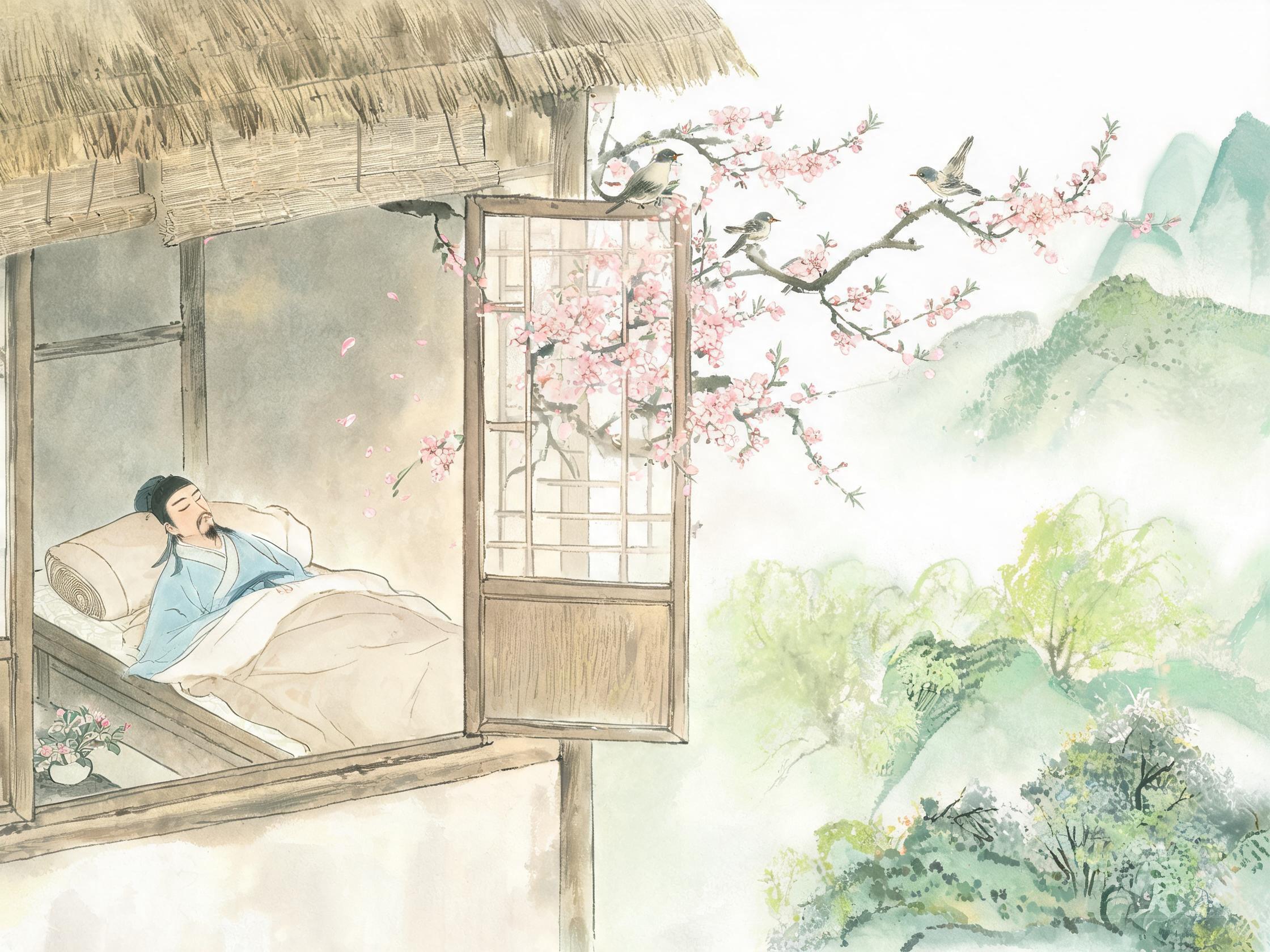 春眠不觉晓，处处闻啼鸟——《春晓》的田园生机