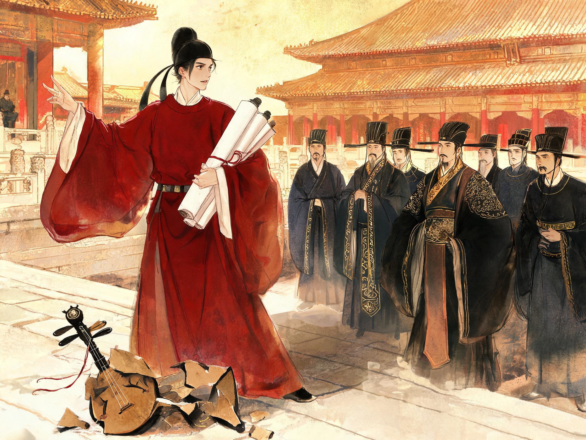 碎琴散发诗百篇——陈子昂长安碎琴的壮举