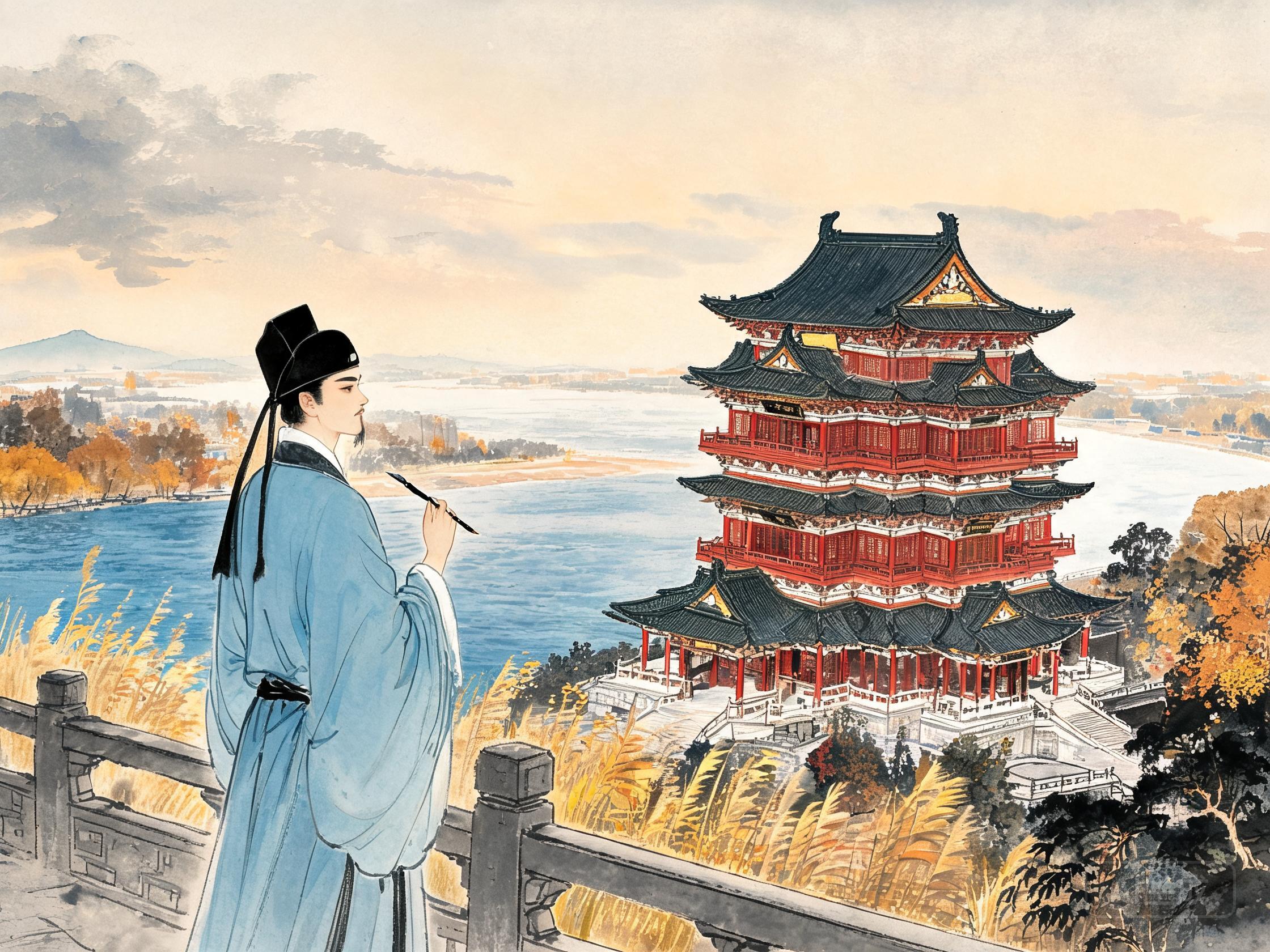 落霞与孤鹜齐飞——王勃《滕王阁序》的千古绝唱