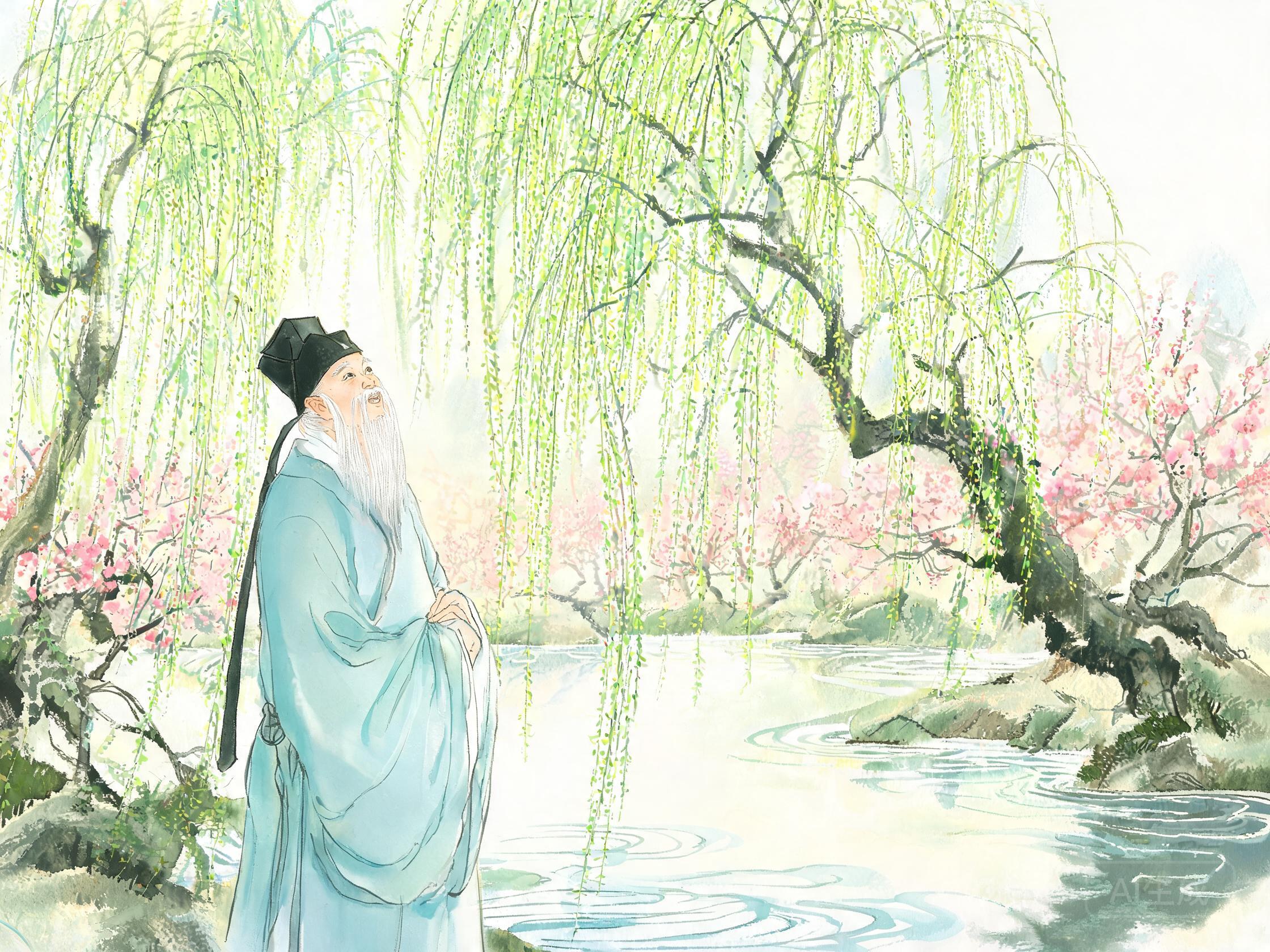 二月春风似剪刀——《咏柳》中的春日生机