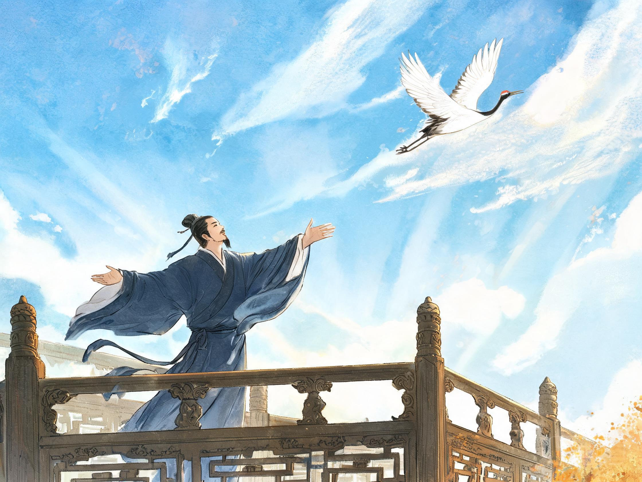 晴空一鹤排云上——《秋词》的豪迈昂扬