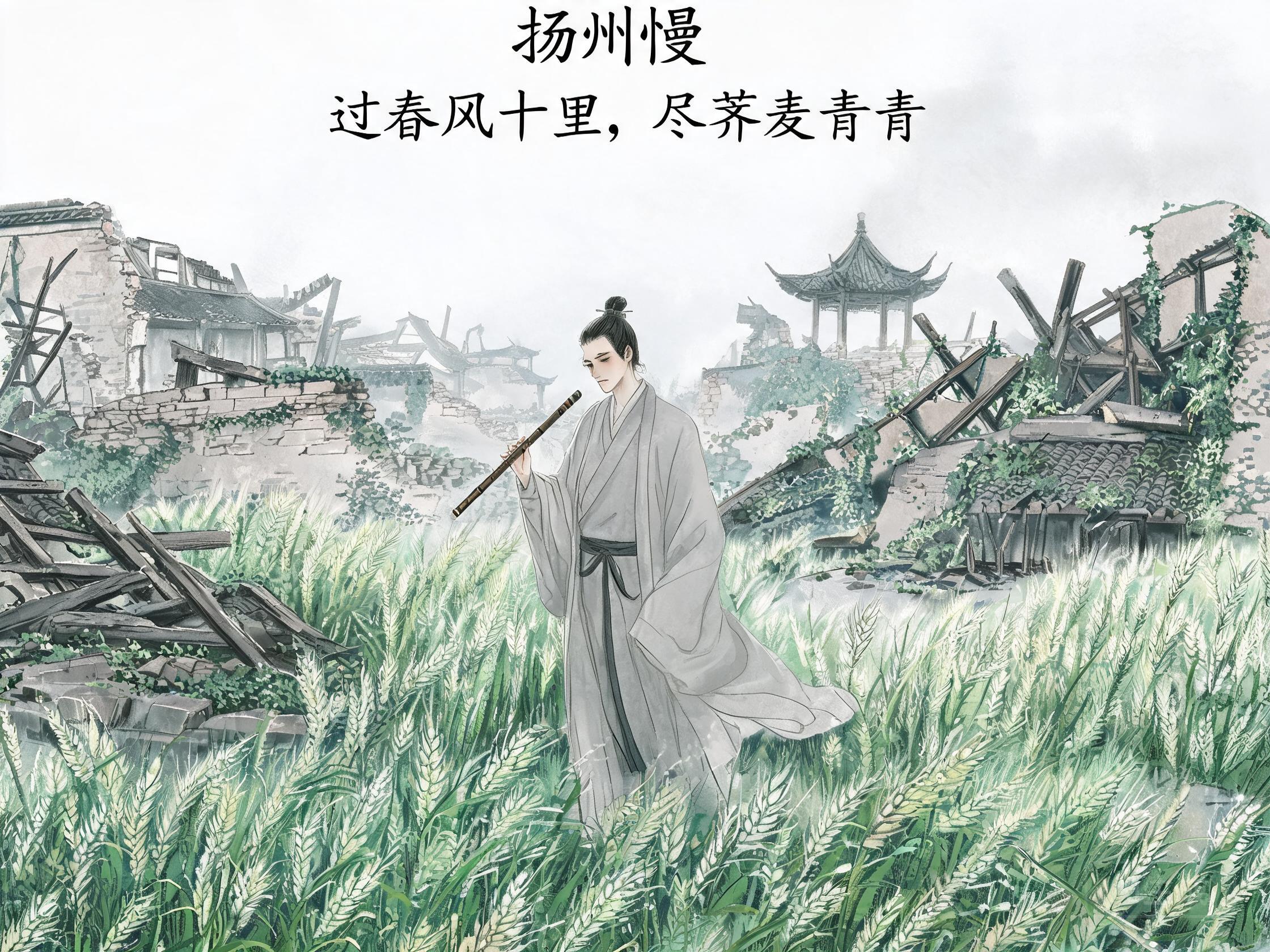尽荠麦青青——《扬州慢》的战后荒凉之叹