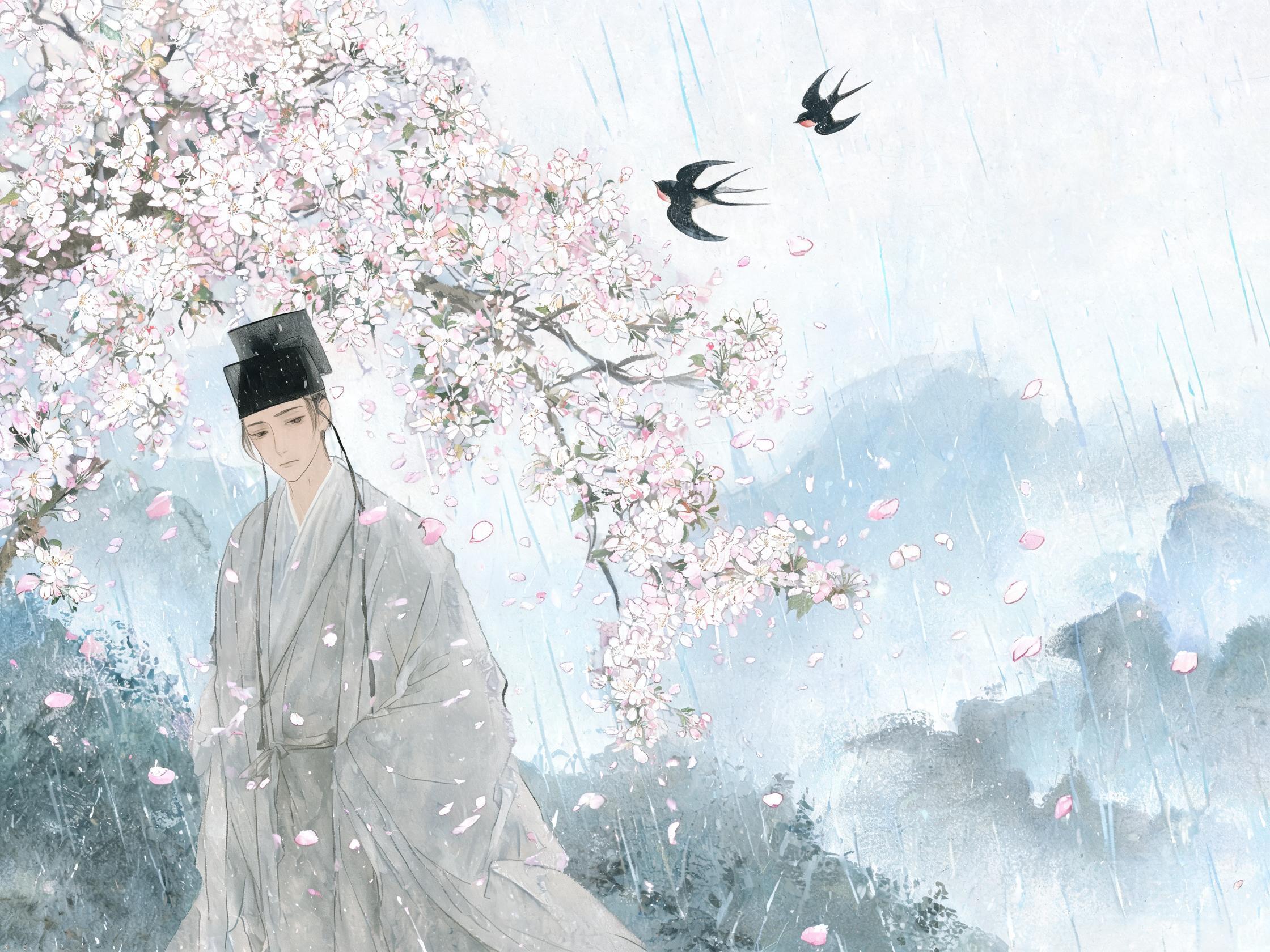 落花人独立，微雨燕双飞——《临江仙》的绝美意境