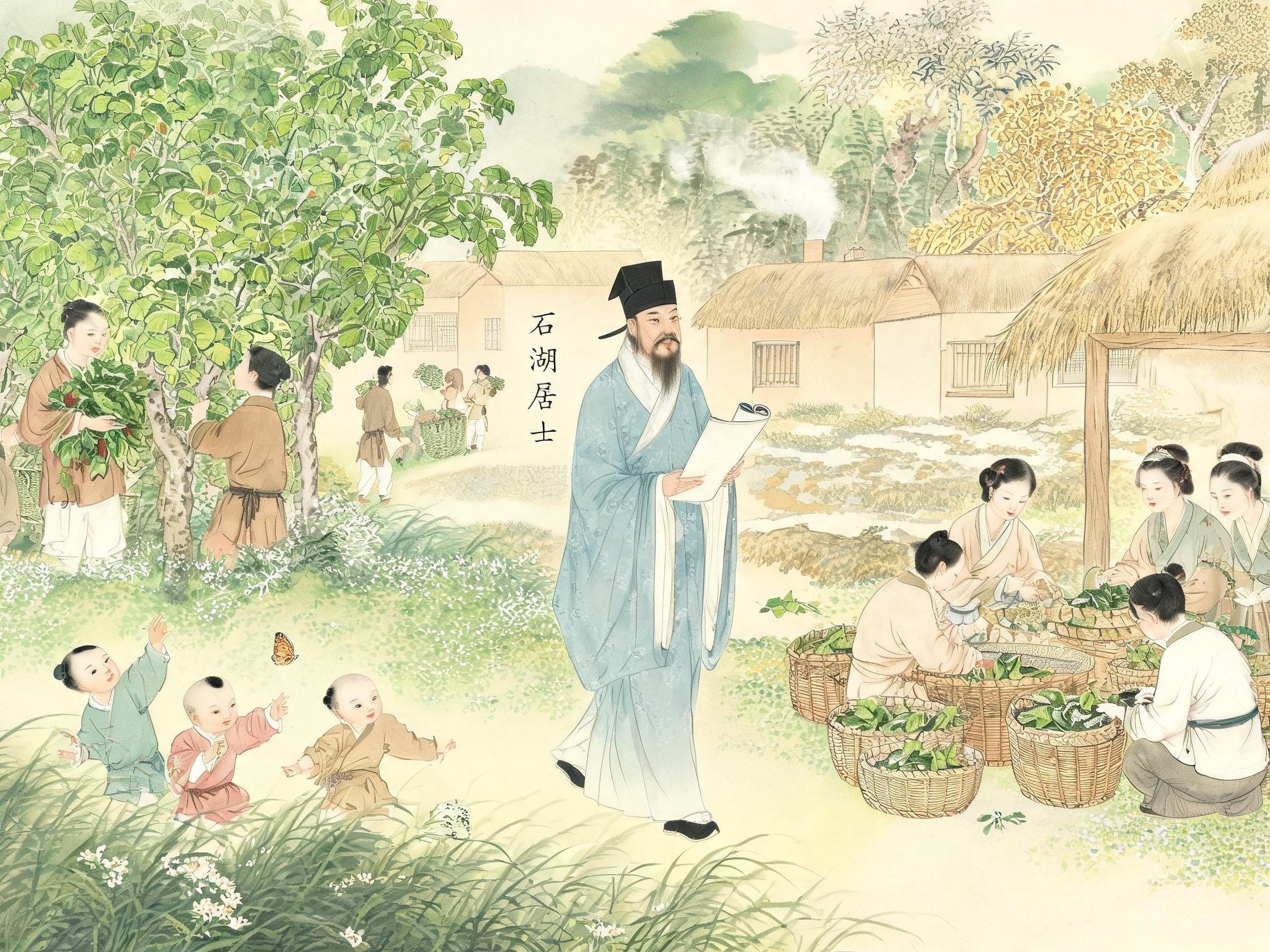 四时田园杂兴——《石湖居士》的乡村写实诗