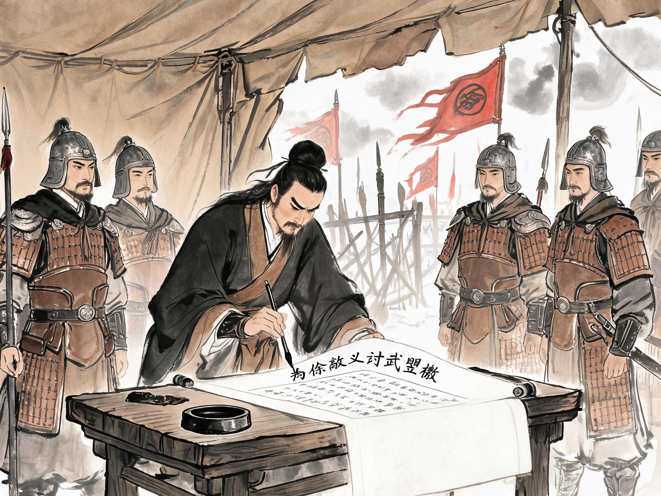 为徐敬业讨武曌檄——骆宾王慷慨激昂的檄文风骨