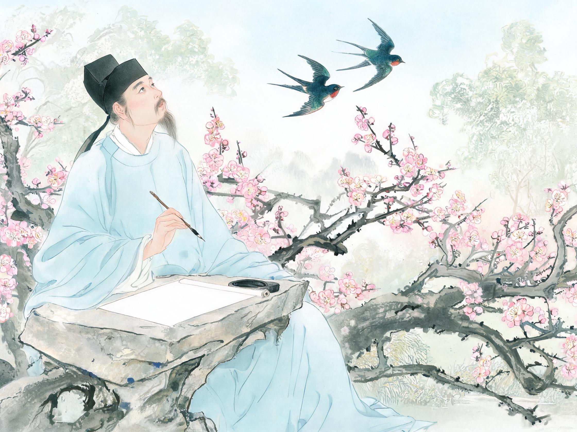 双双燕咏物入微——史达祖《双双燕》的词中绝唱