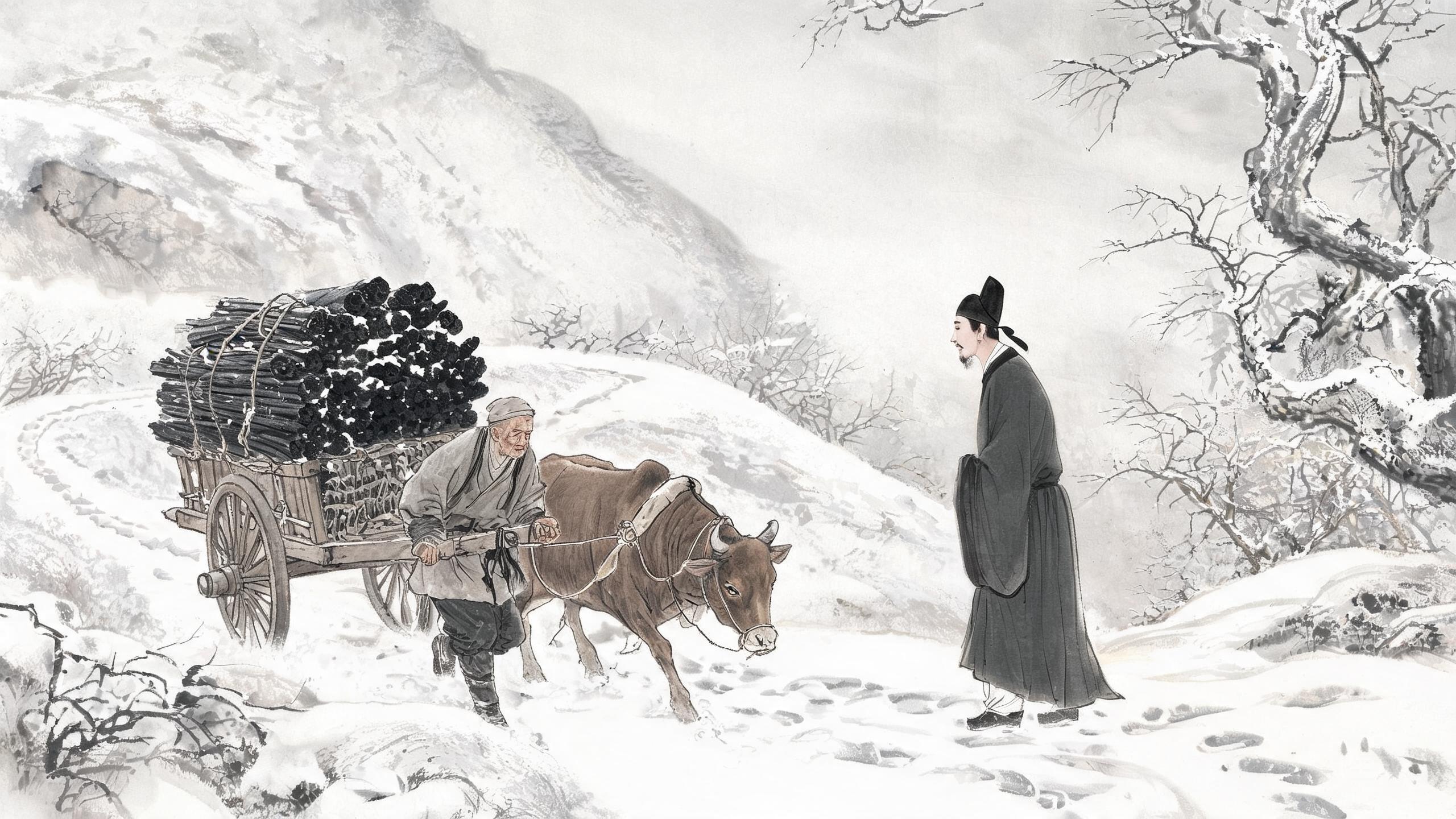 可怜身上衣正单心忧炭贱愿天寒——白居易《卖炭翁》中的社会批判与民生关怀
