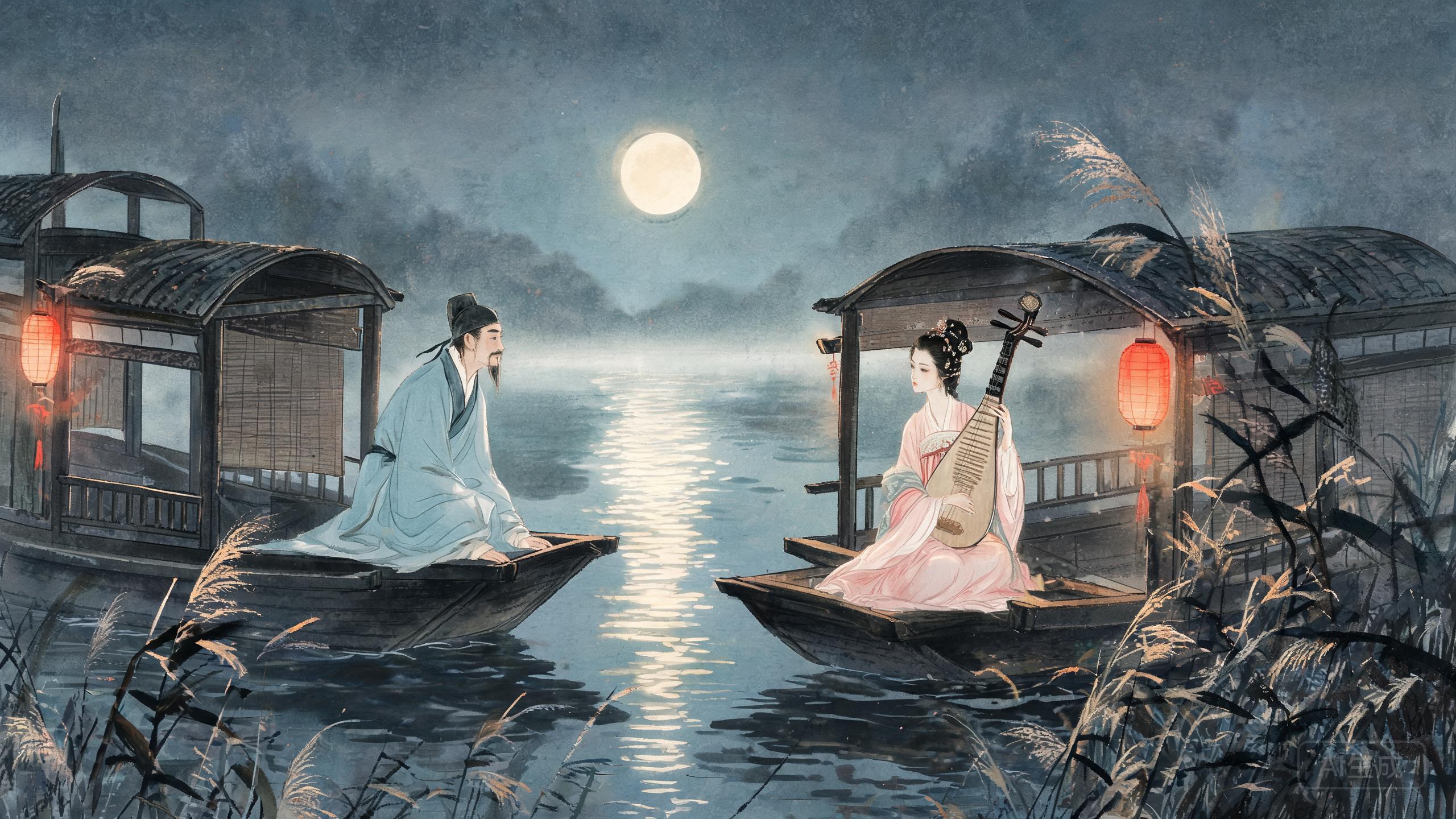 浔阳江头夜送客枫叶荻花秋瑟瑟——白居易诗中花开花落的深情与浪漫