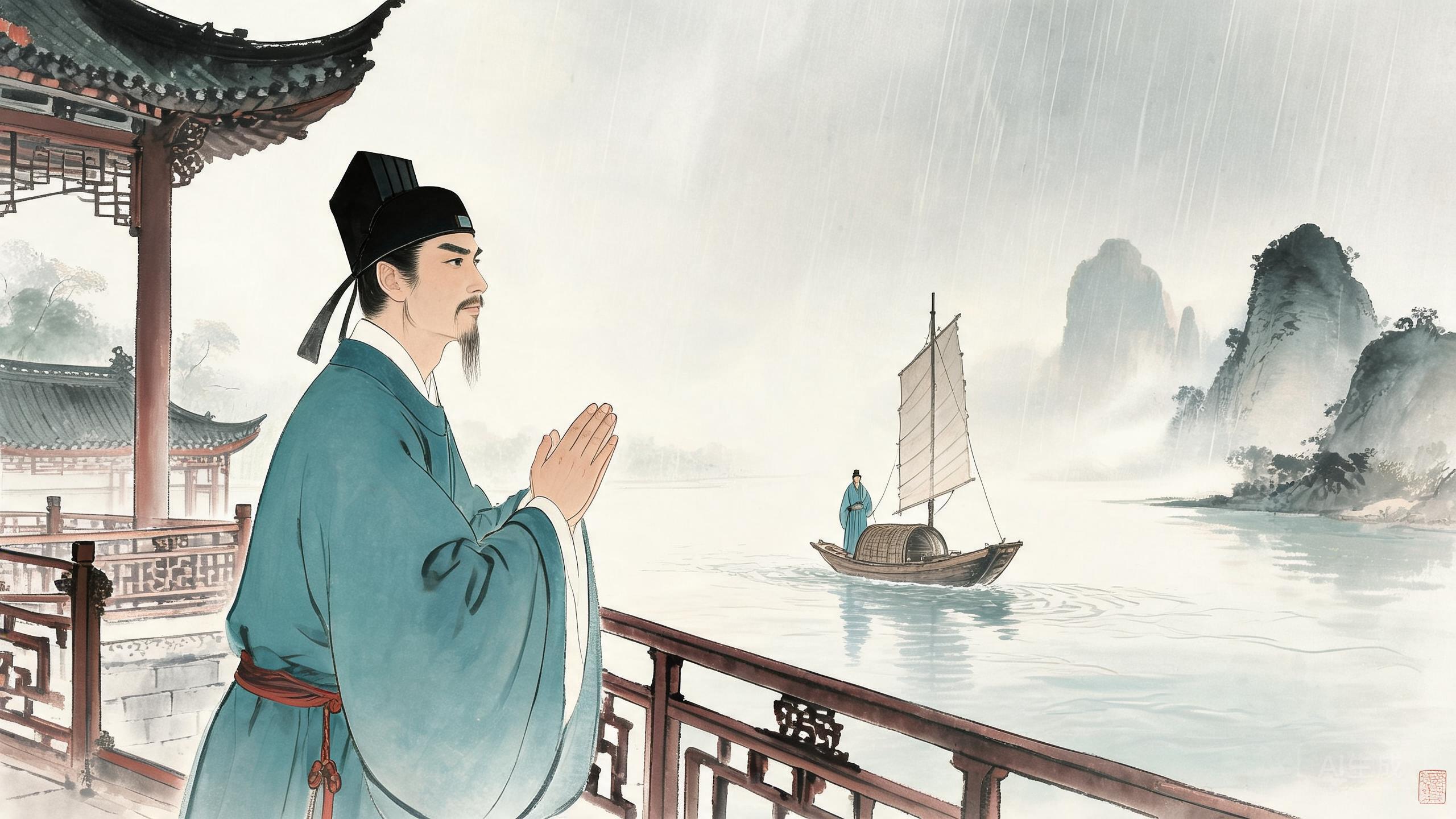 寒雨连江夜入吴平明送客楚山孤——王昌龄《芙蓉楼送辛渐》一片冰心在玉壶