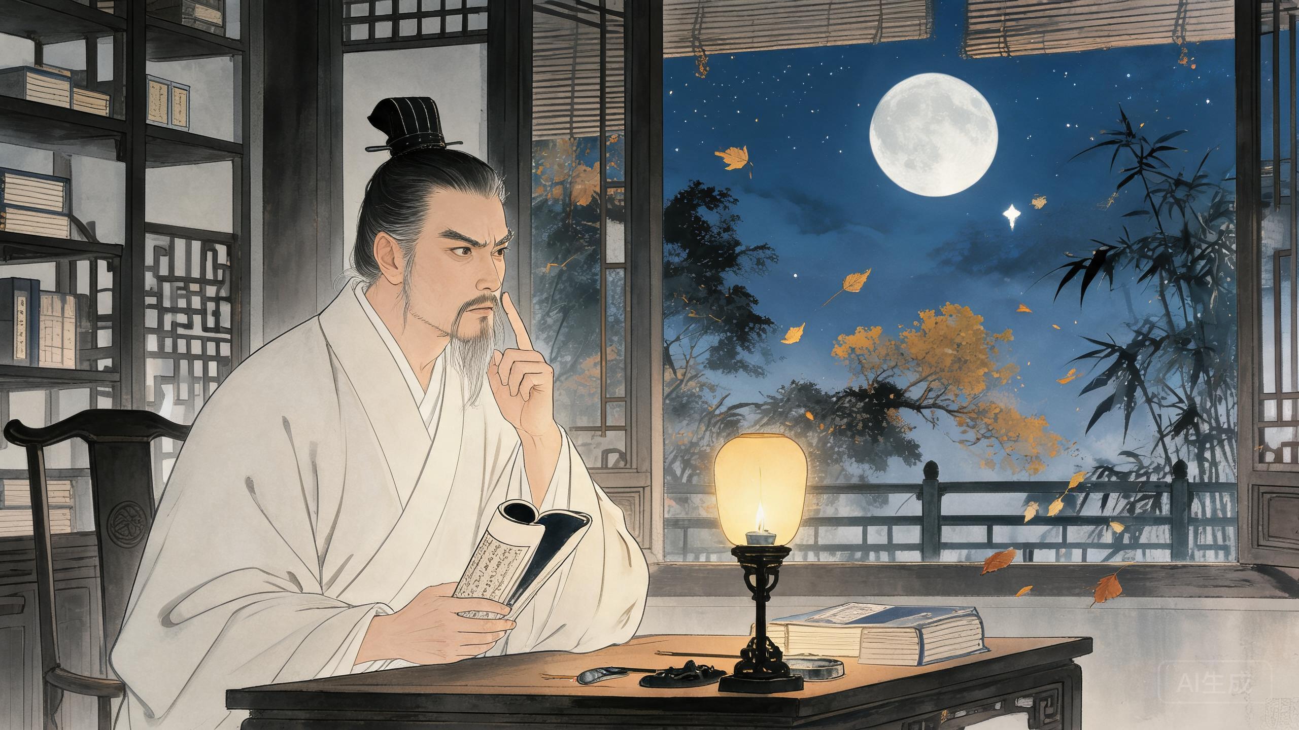 念谁为之戕贼亦何恨乎秋声——欧阳修《秋声赋》百感交集的秋夜之思
