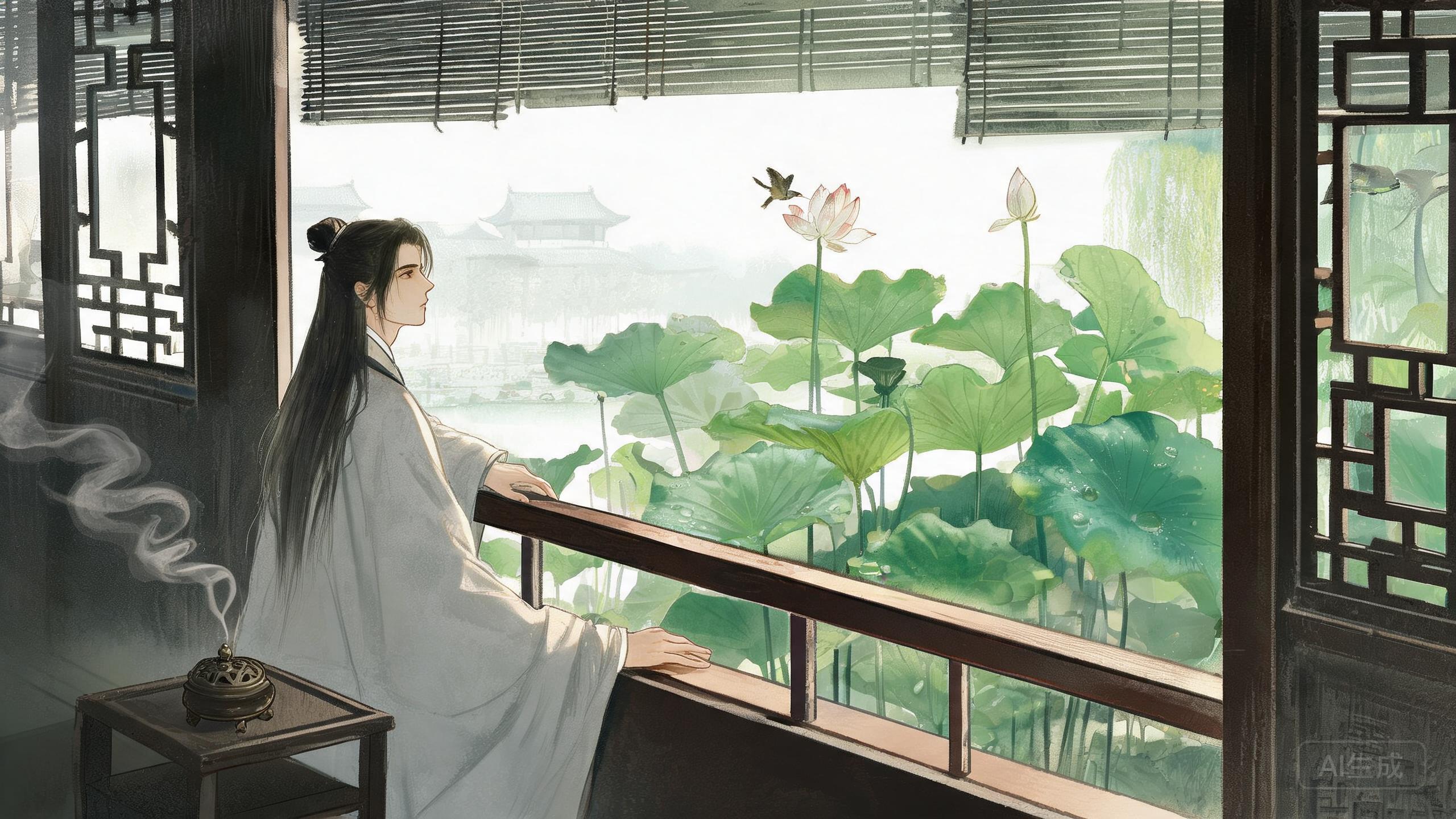 叶上初阳干宿雨水面清圆一一风荷举——周邦彦《苏幕遮》的思乡清梦
