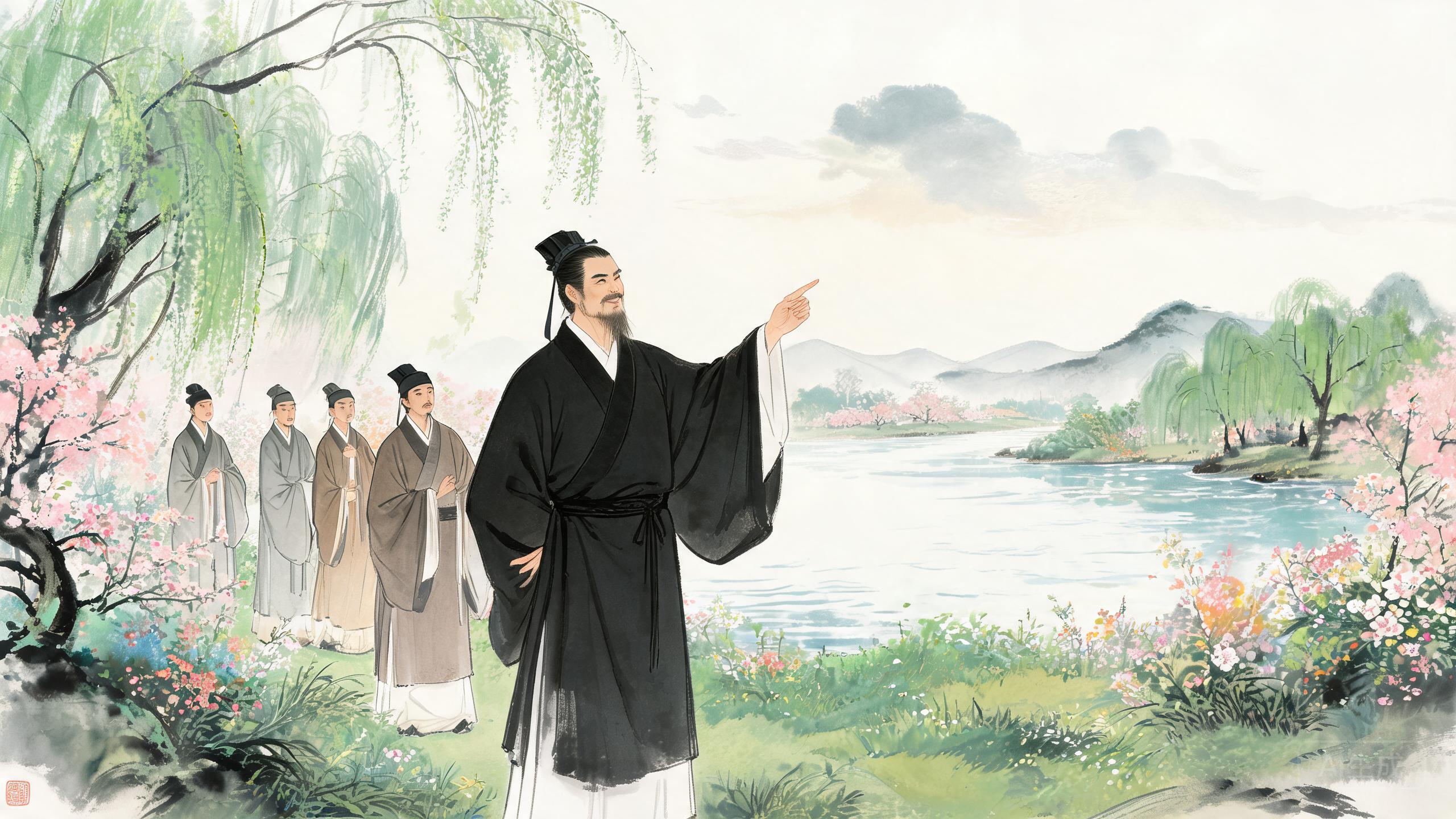等闲识得东风面万紫千红总是春——朱熹《春日》中寓理于景的圣贤气象