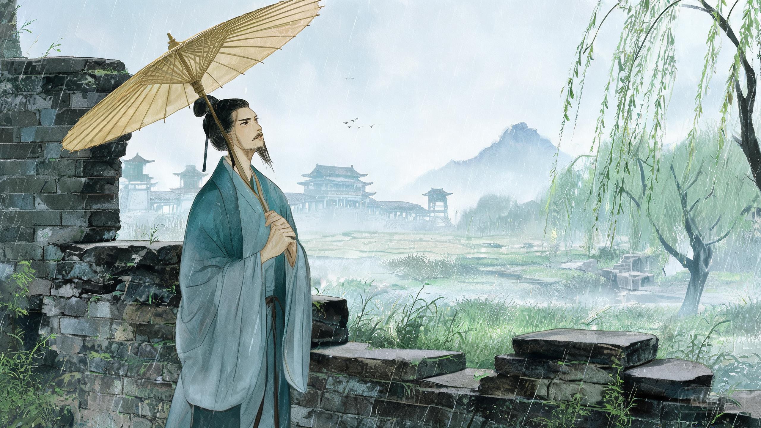 江雨霏霏江草齐六朝如梦鸟空啼——韦庄《台城》的无情最是台城柳