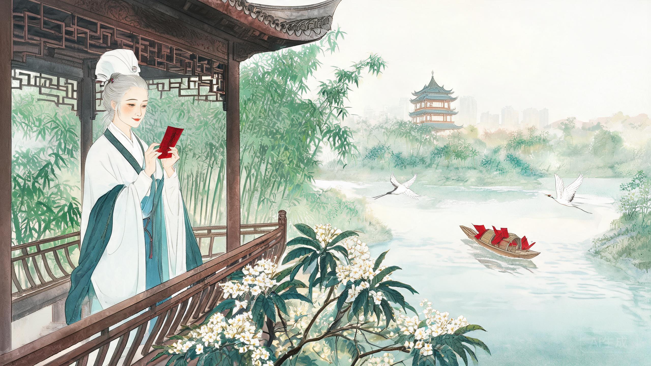 浣花溪畔枇杷花下——晚年薛涛着女冠服吟诗望江楼的风华岁月