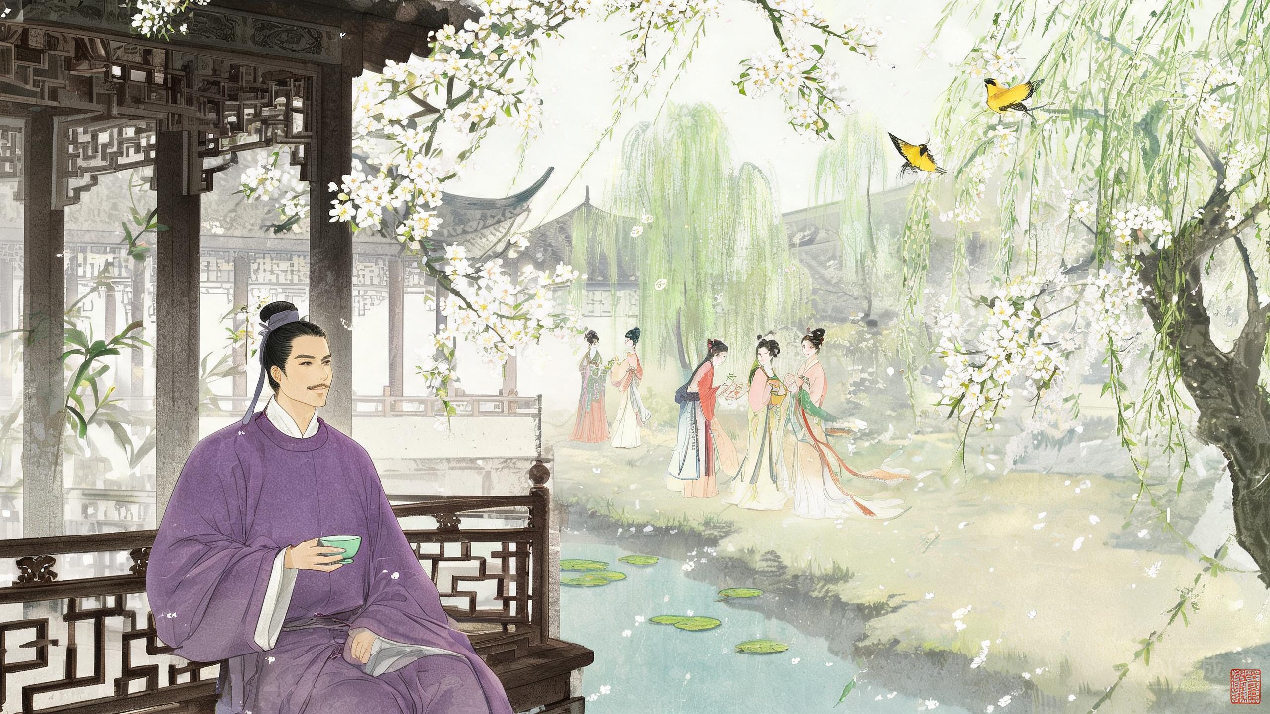 燕子来时新社梨花落后清明——晏殊《破阵子·春景》的庭院春光