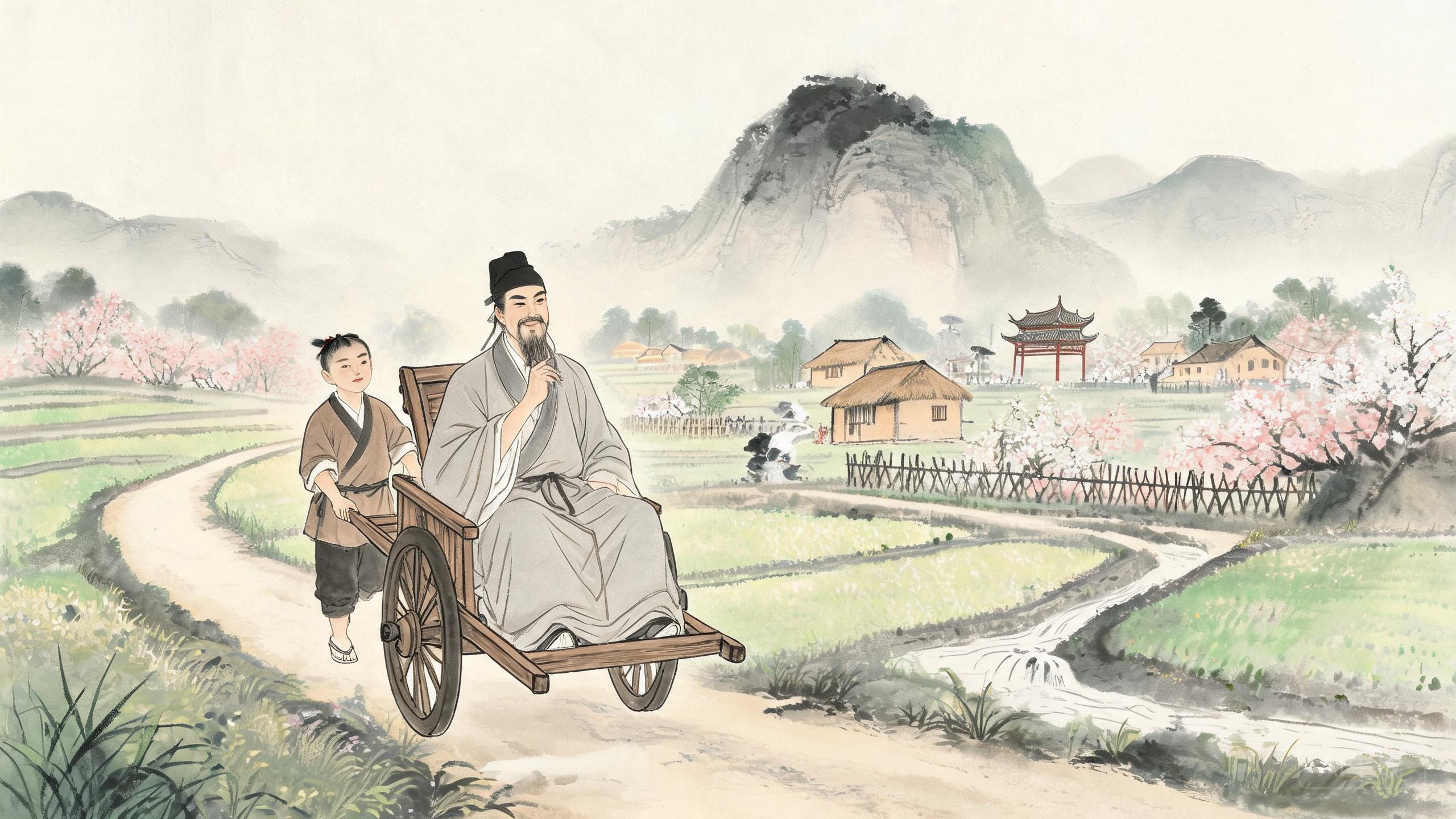 一去二三里烟村四五家——邵雍《山村咏怀》信手拈来的数字诗境