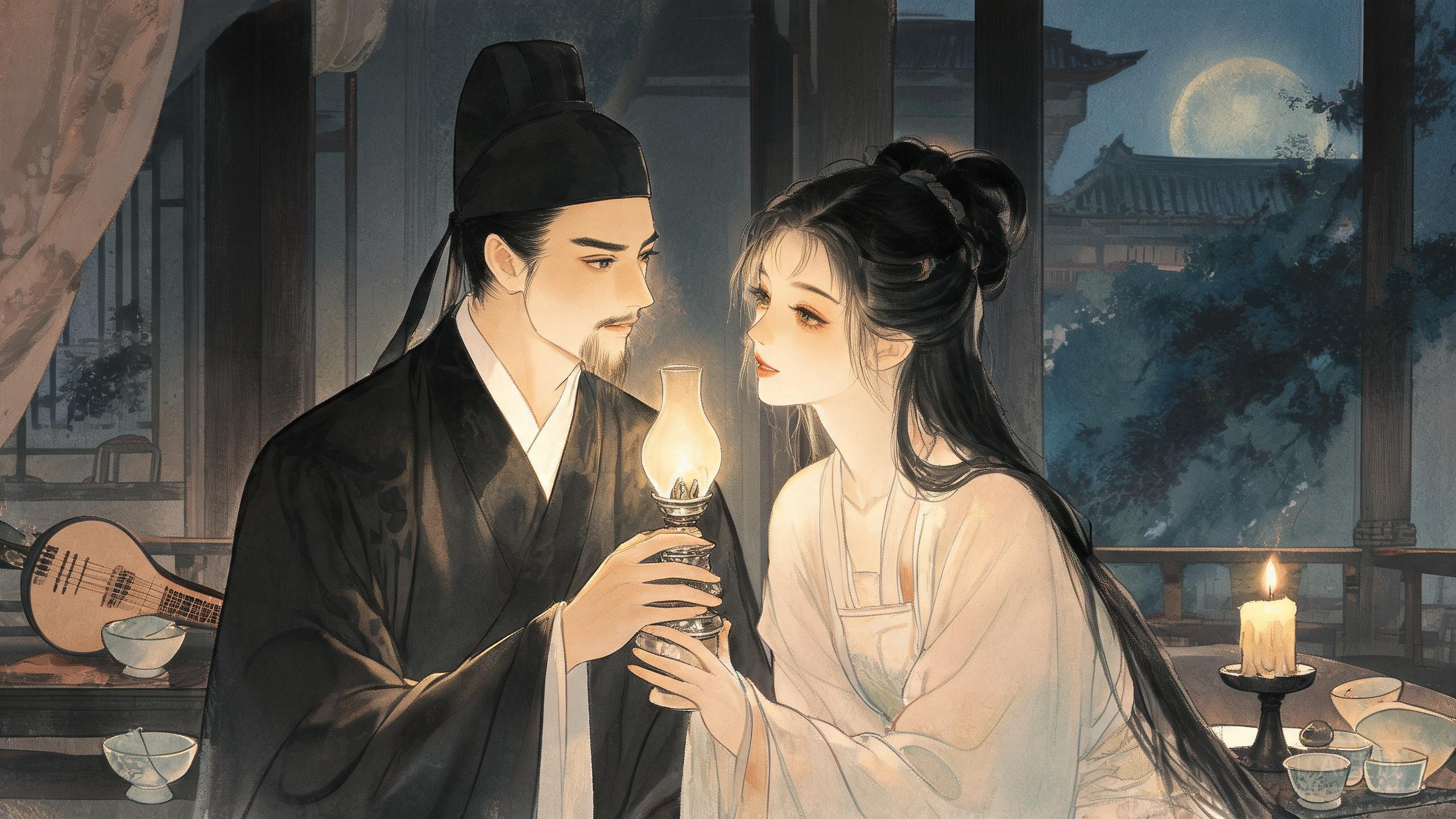 今宵剩把银釭照犹恐相逢是梦中——晏几道《鹧鸪天》的久别重逢