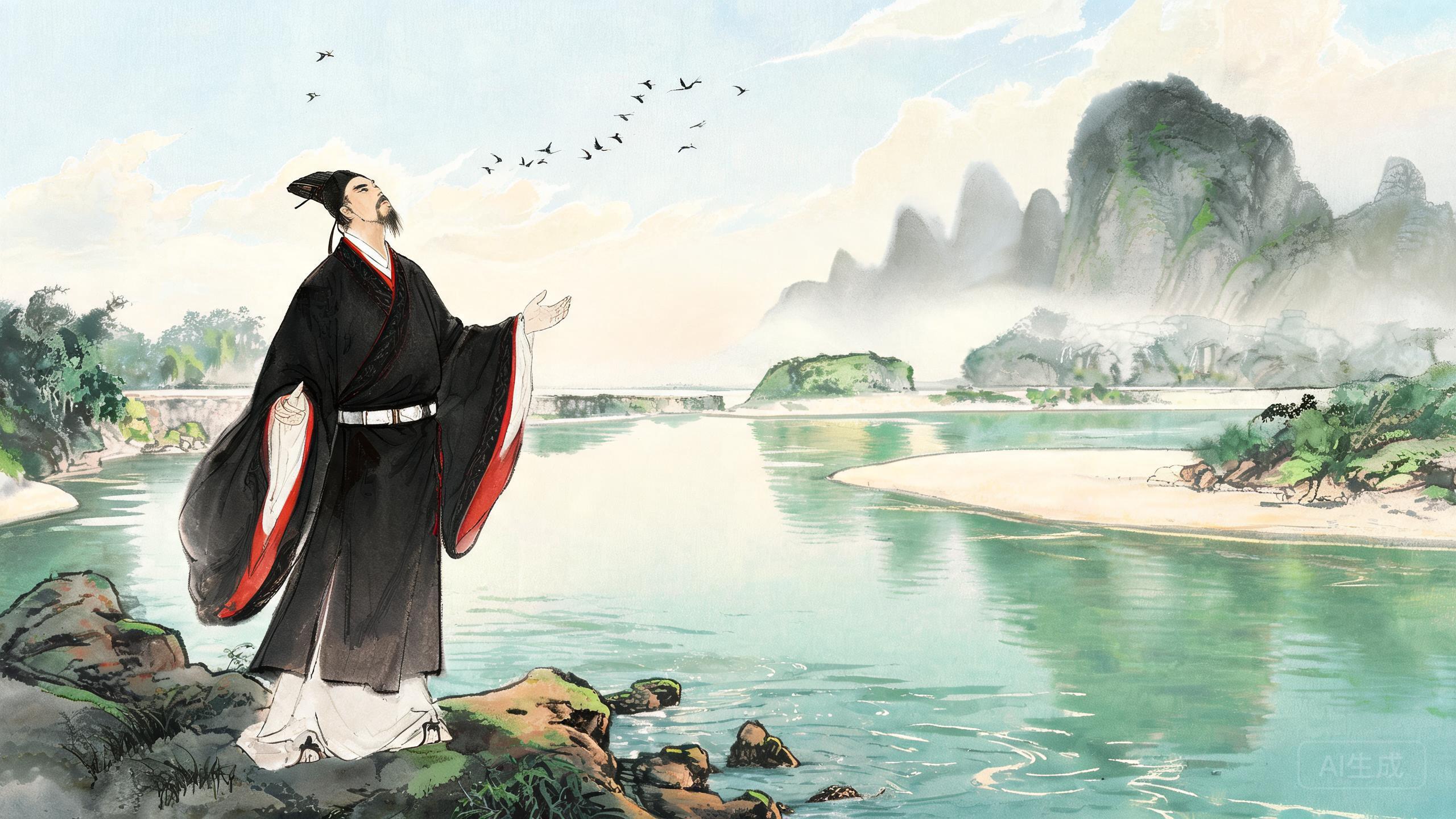 潇湘何事等闲回水碧沙明两岸苔——钱起《归雁》的湘江春晓