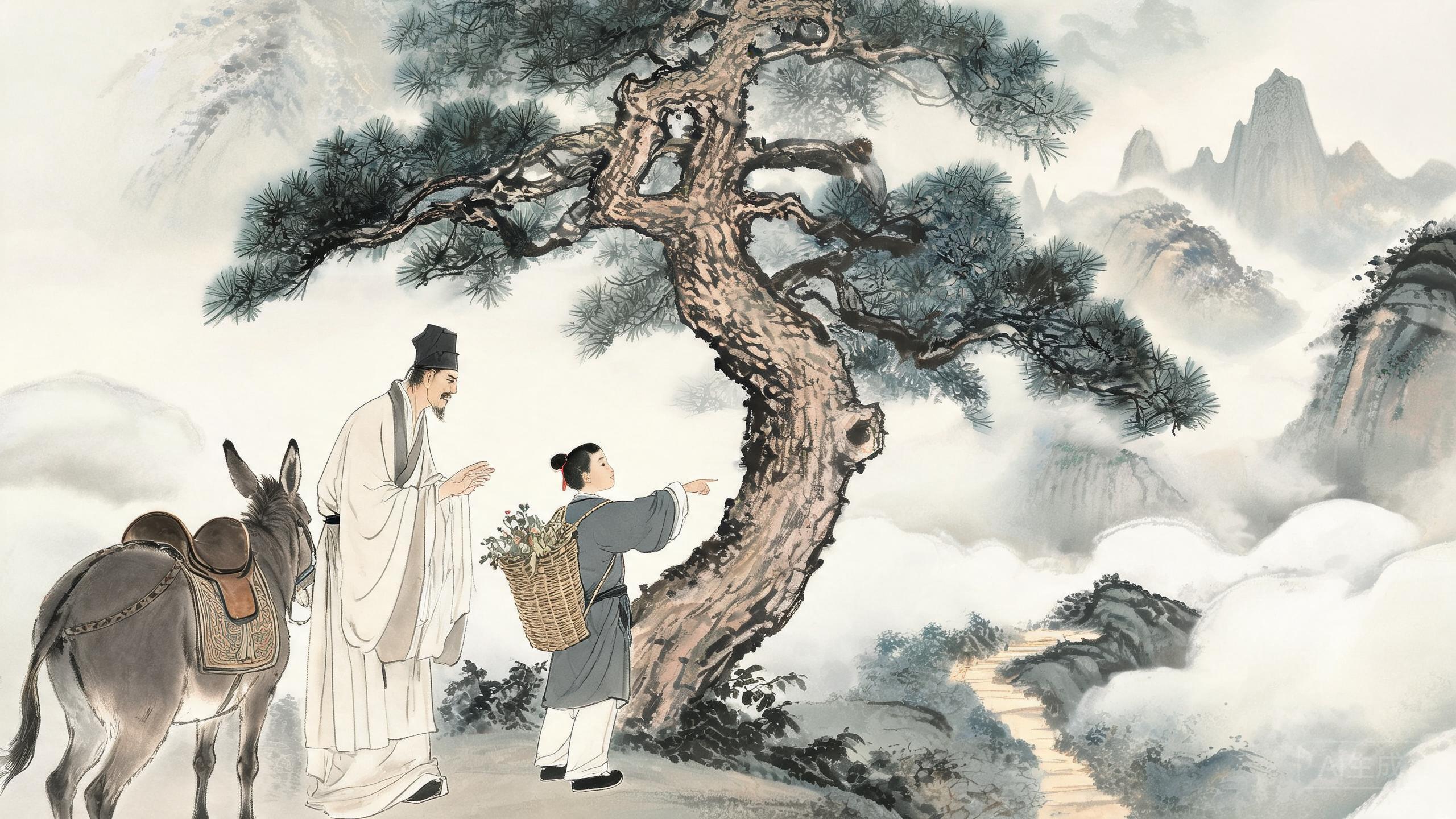 只在此山中云深不知处——贾岛《寻隐者不遇》的空灵禅境