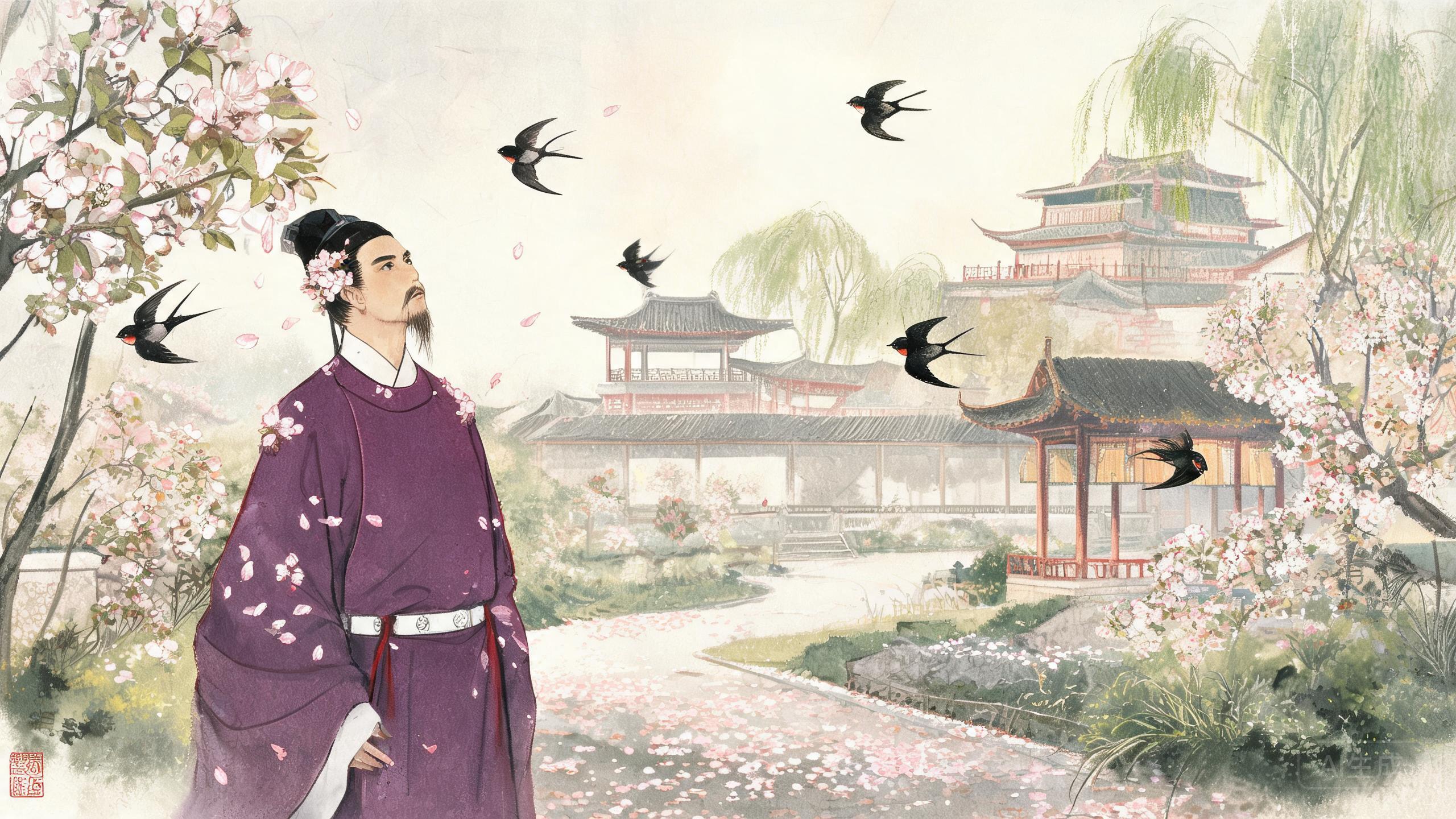 无可奈何花落去似曾相识燕归来——宋词色彩美学中的婉约春秋
