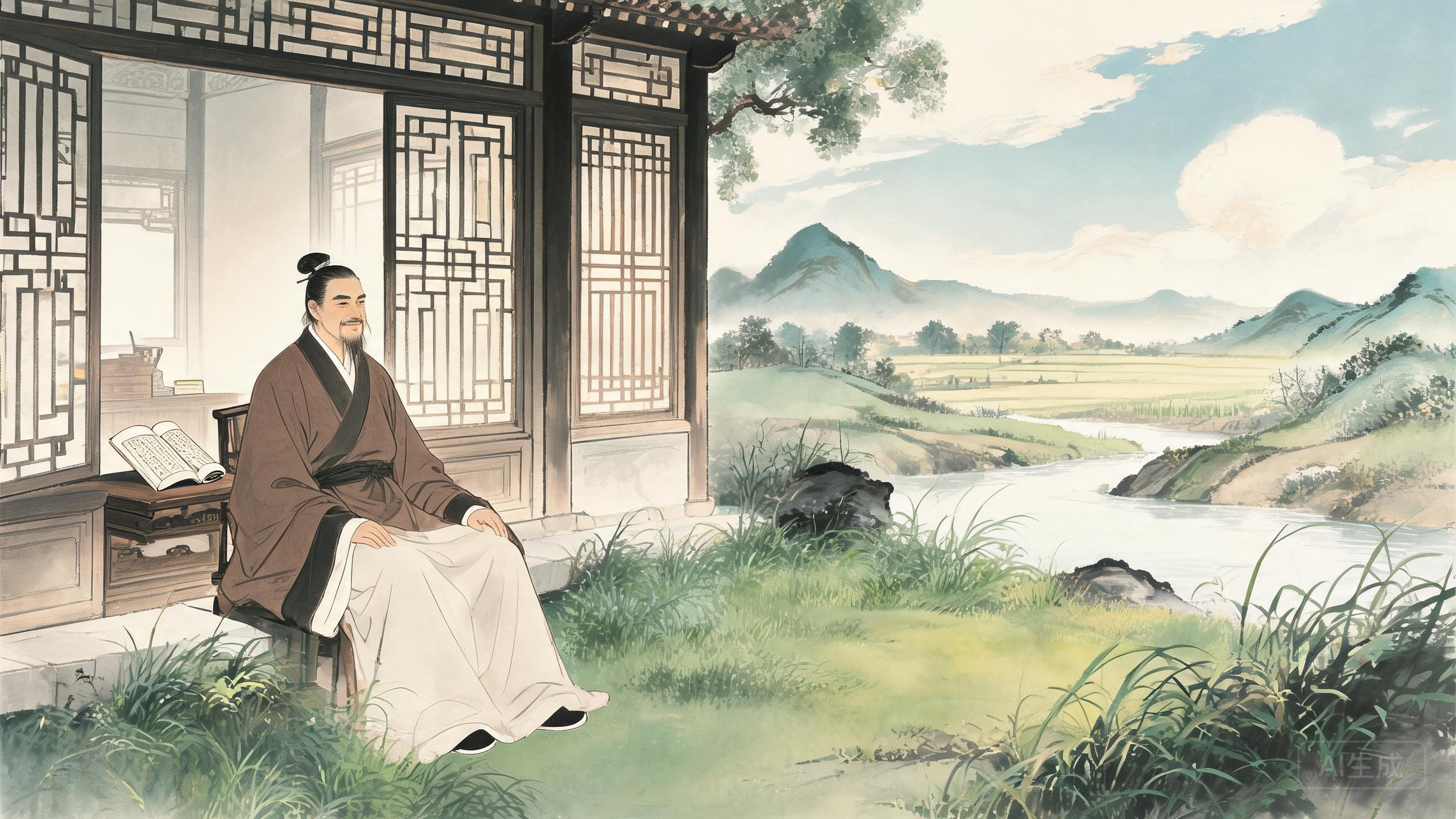 窗前草不除静观天地生意——周敦颐的理学气象