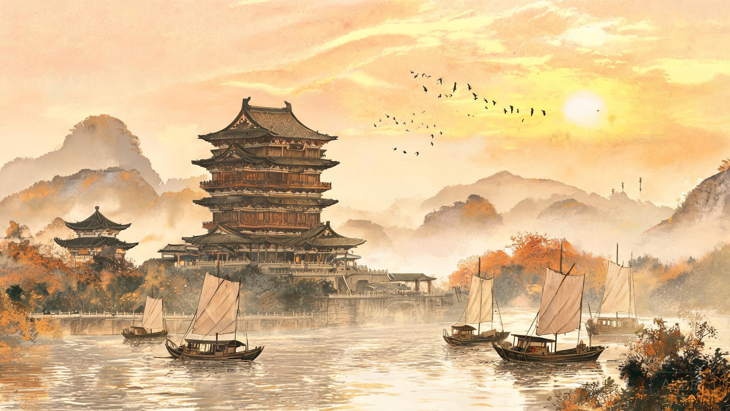 落霞与孤鹜齐飞——滕王阁上的诗旅山河