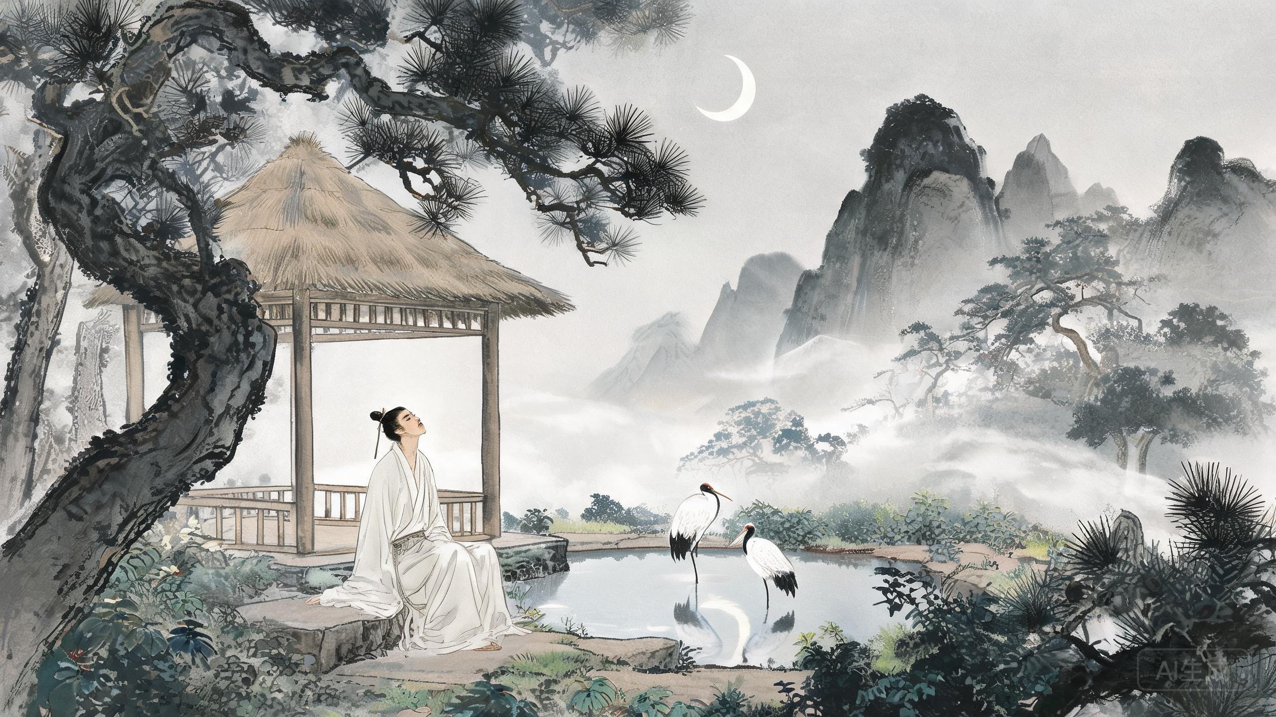 松际露微月清光犹为君——常建《宿王昌龄隐居》的清幽怀人