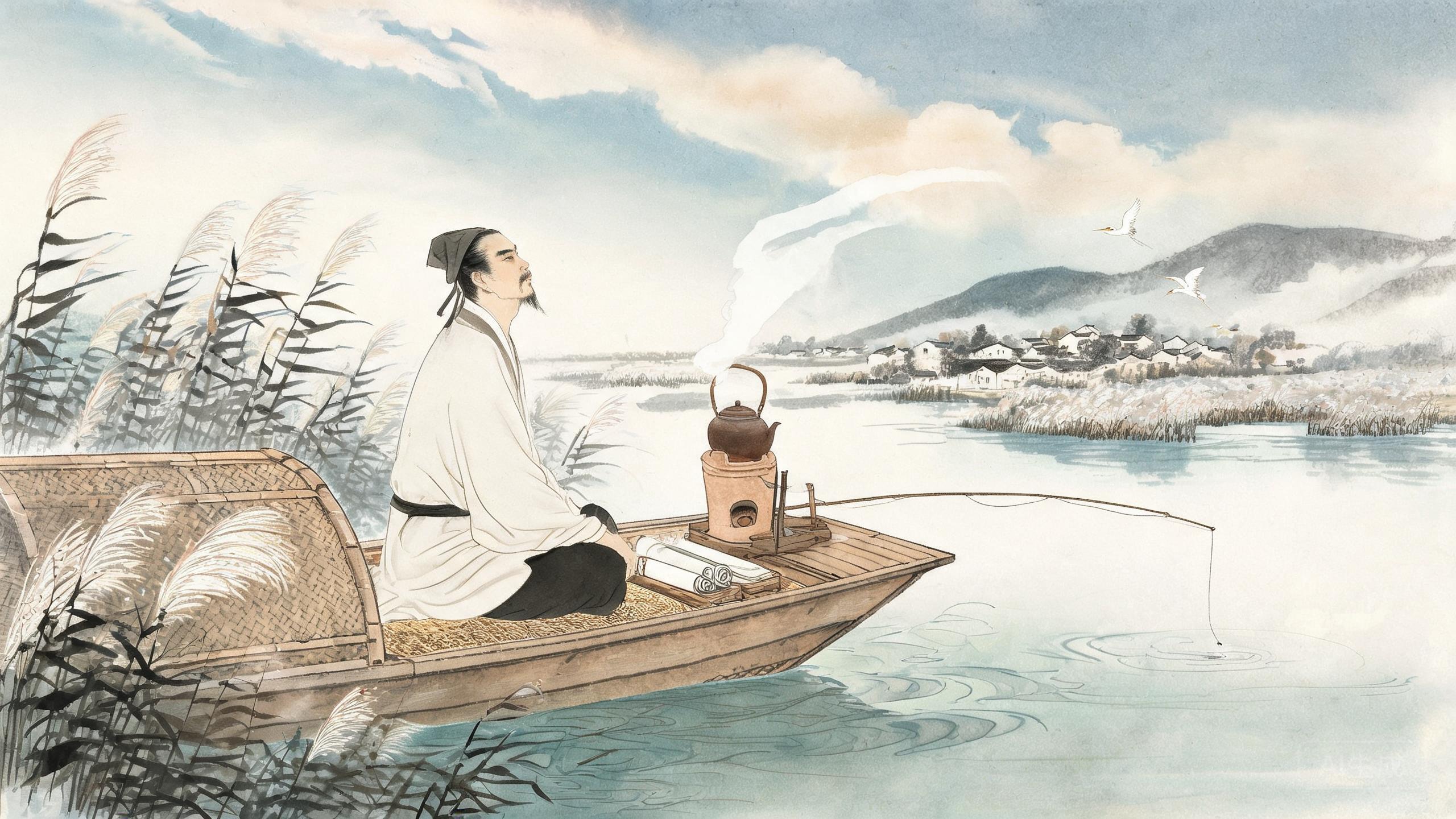 江湖散人茶灶笔床——陆龟蒙扁舟水乡的高逸生活