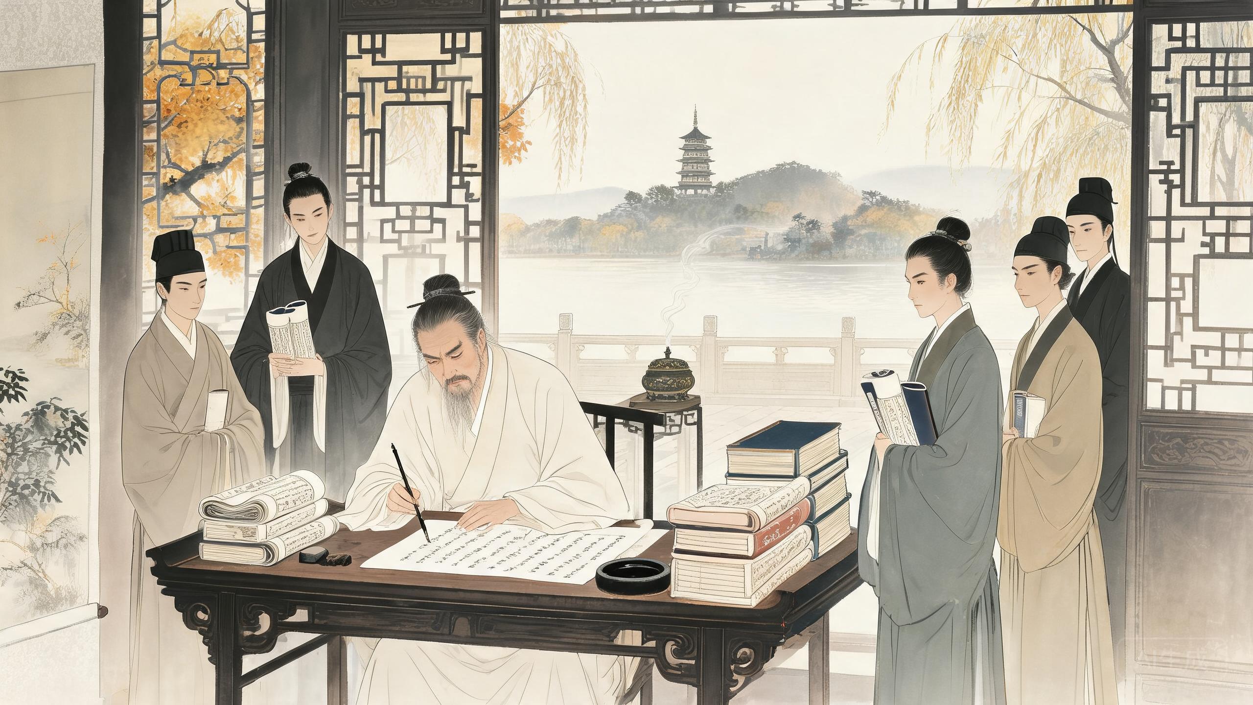 著《词源》上下卷开馆授徒——张炎晚年的词学薪传