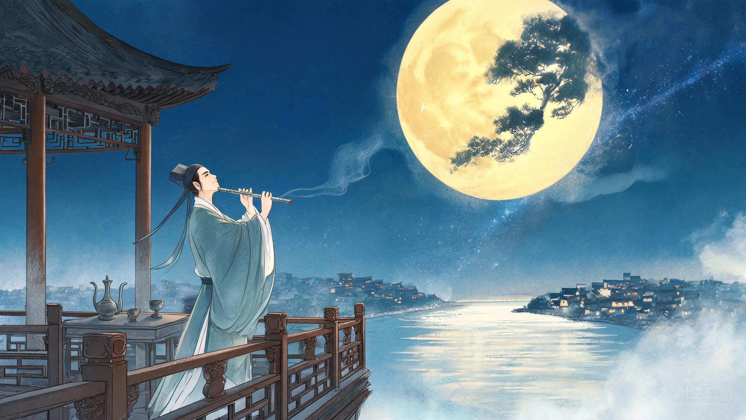 青烟幂处碧海飞金镜——晁补之《洞仙歌·泗州中秋》的清旷