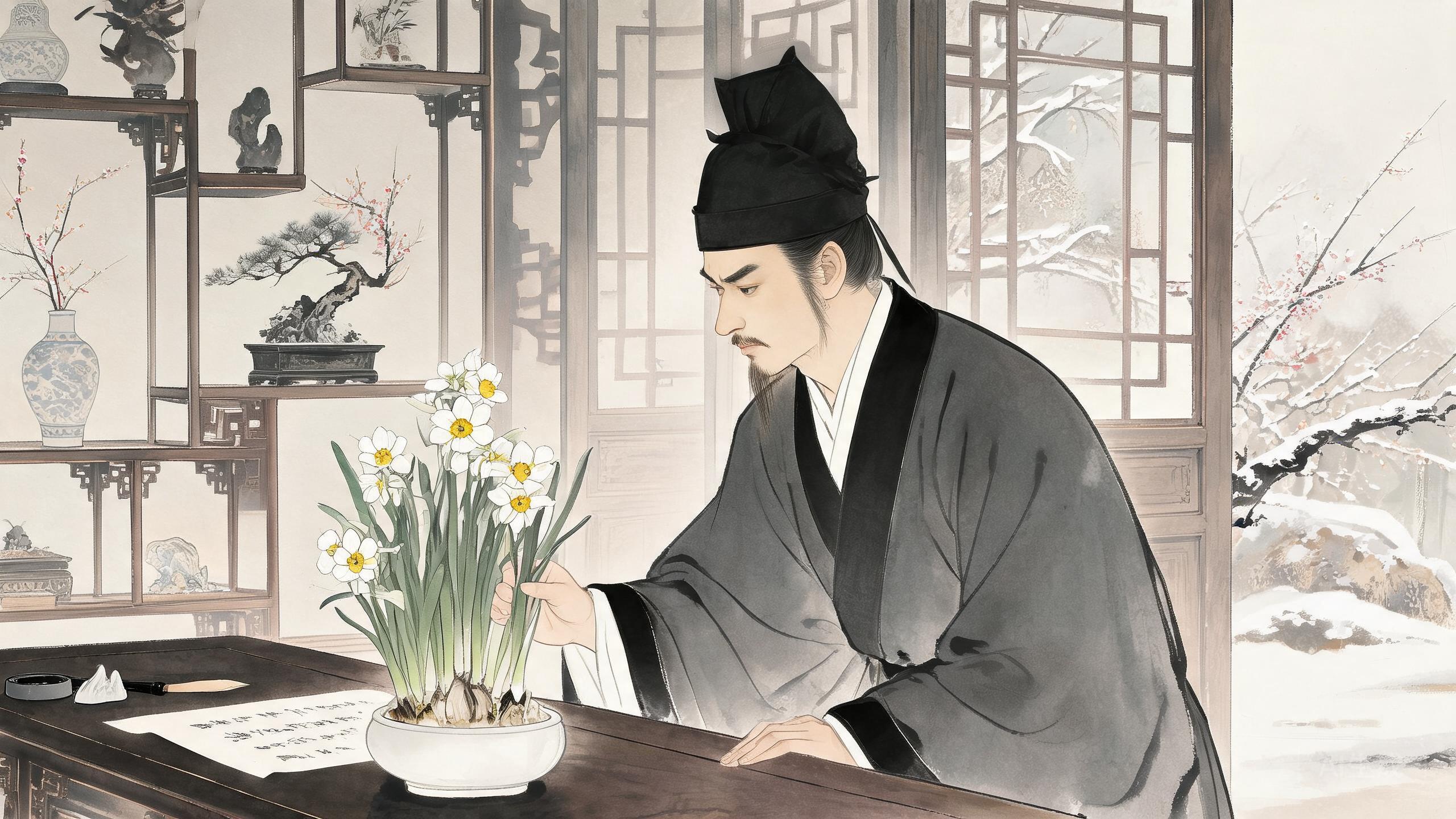 梦湘云吟湘月吊湘灵——高观国咏水仙的雅致词心