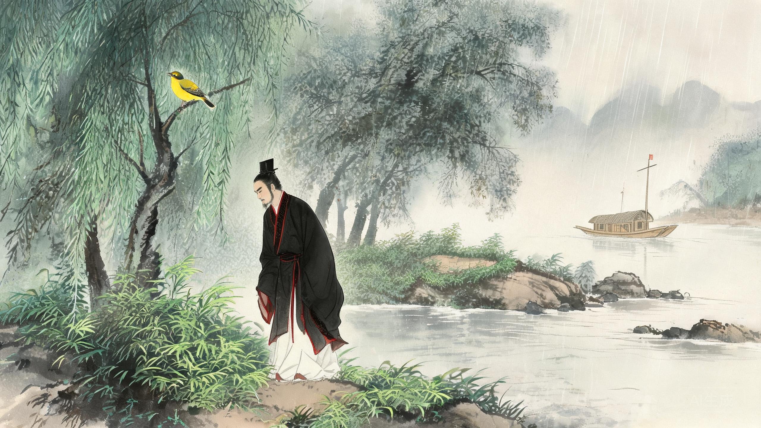 独怜幽草涧边生上有黄鹂深树鸣——韦应物《滁州西涧》的春野诗境
