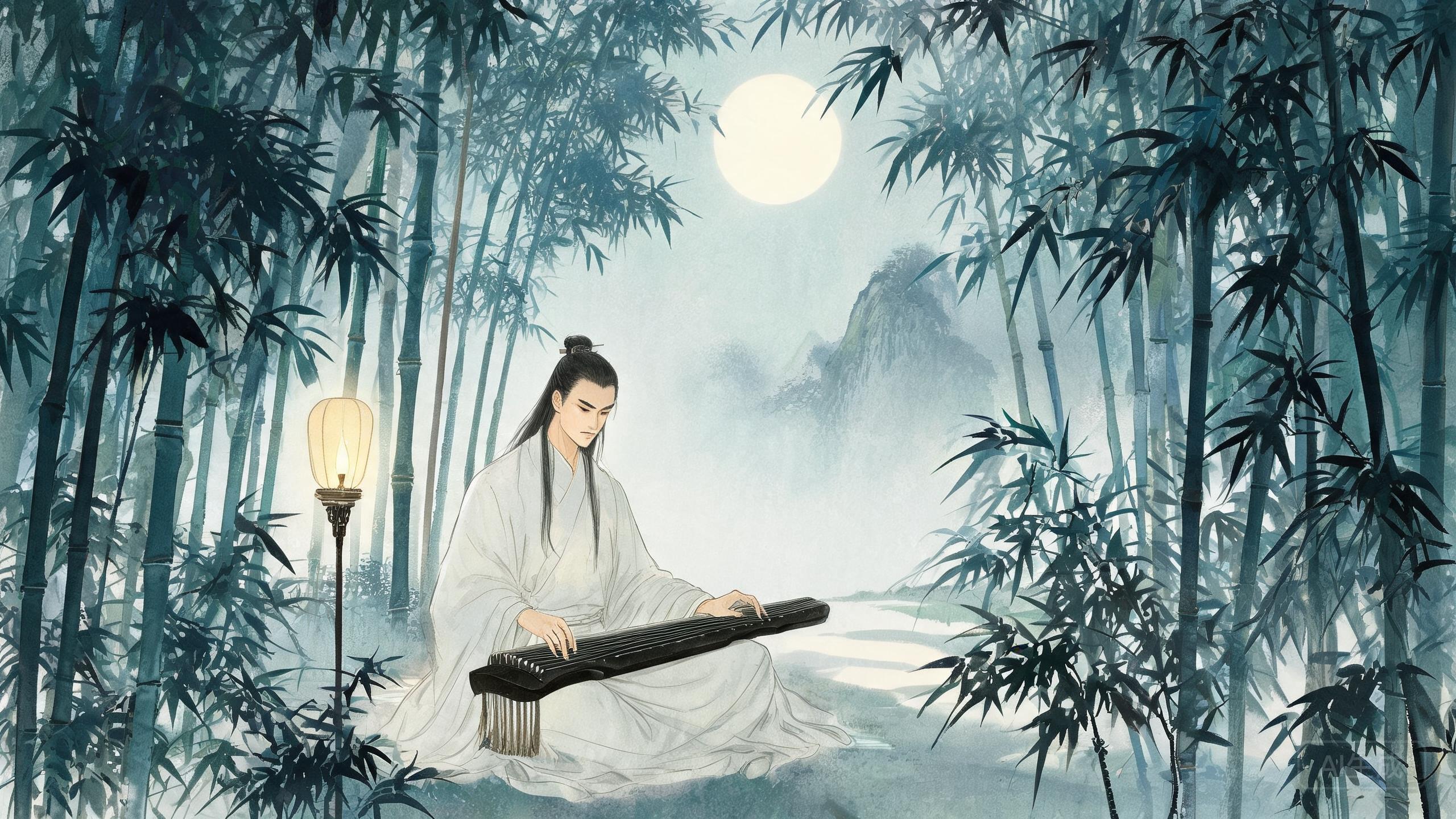 独坐幽篁里弹琴复长啸——王维《竹里馆》的辋川琴禅