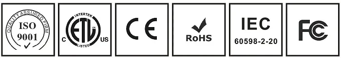 certificate of 2216 120LED/M led strip