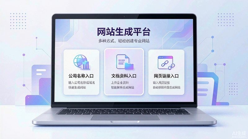 三种AI建站入口对比