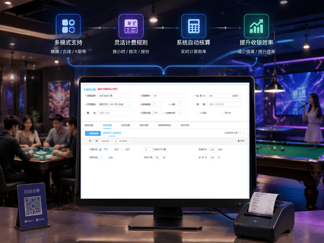 支持多模式项目计费