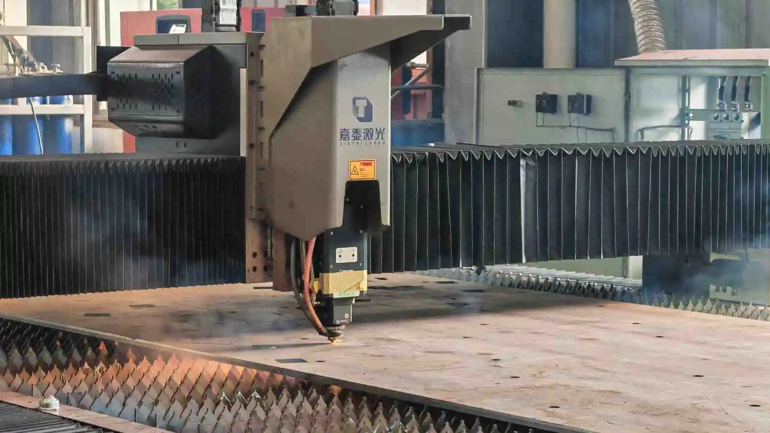 Laser Cutting Machine Working Status Display