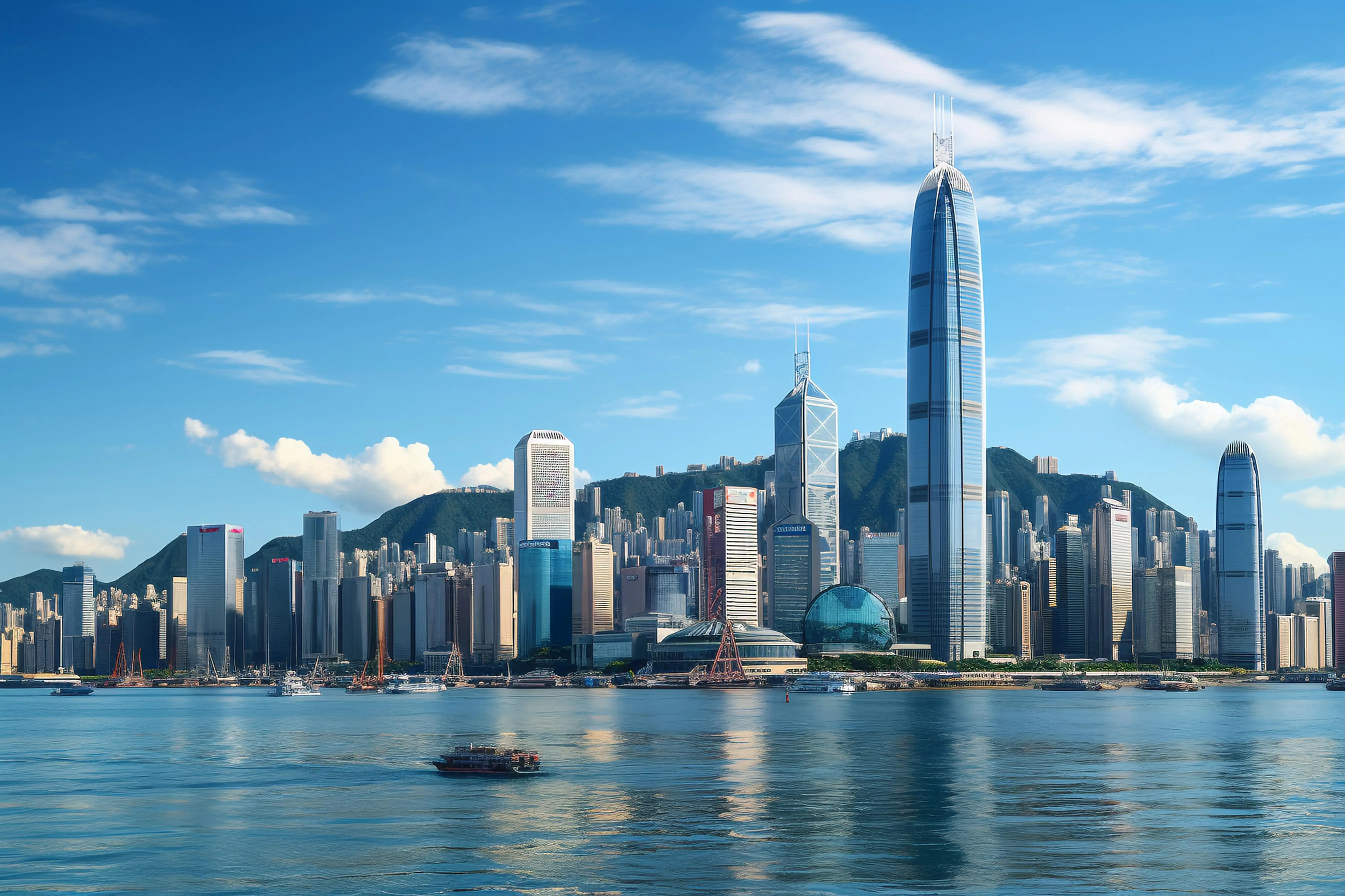 广州塔江畔办公实景