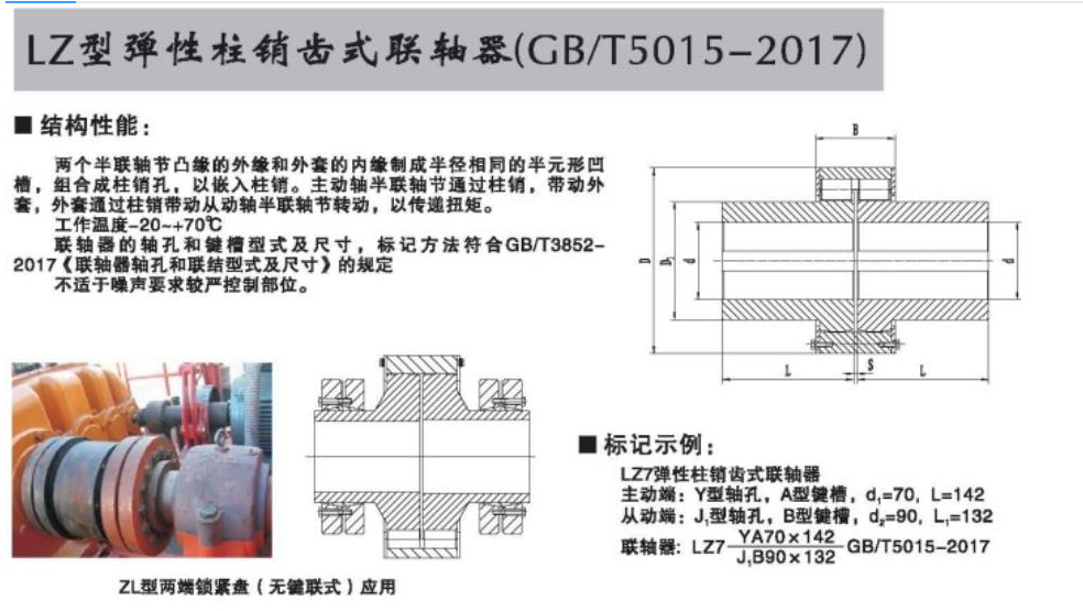 LZ型弹性柱销齿式联轴器