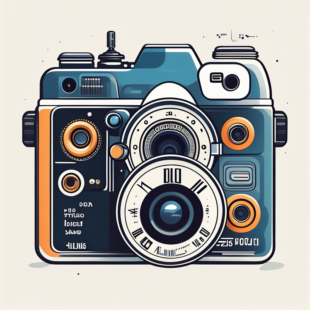 现代单电相机的剖面结构图